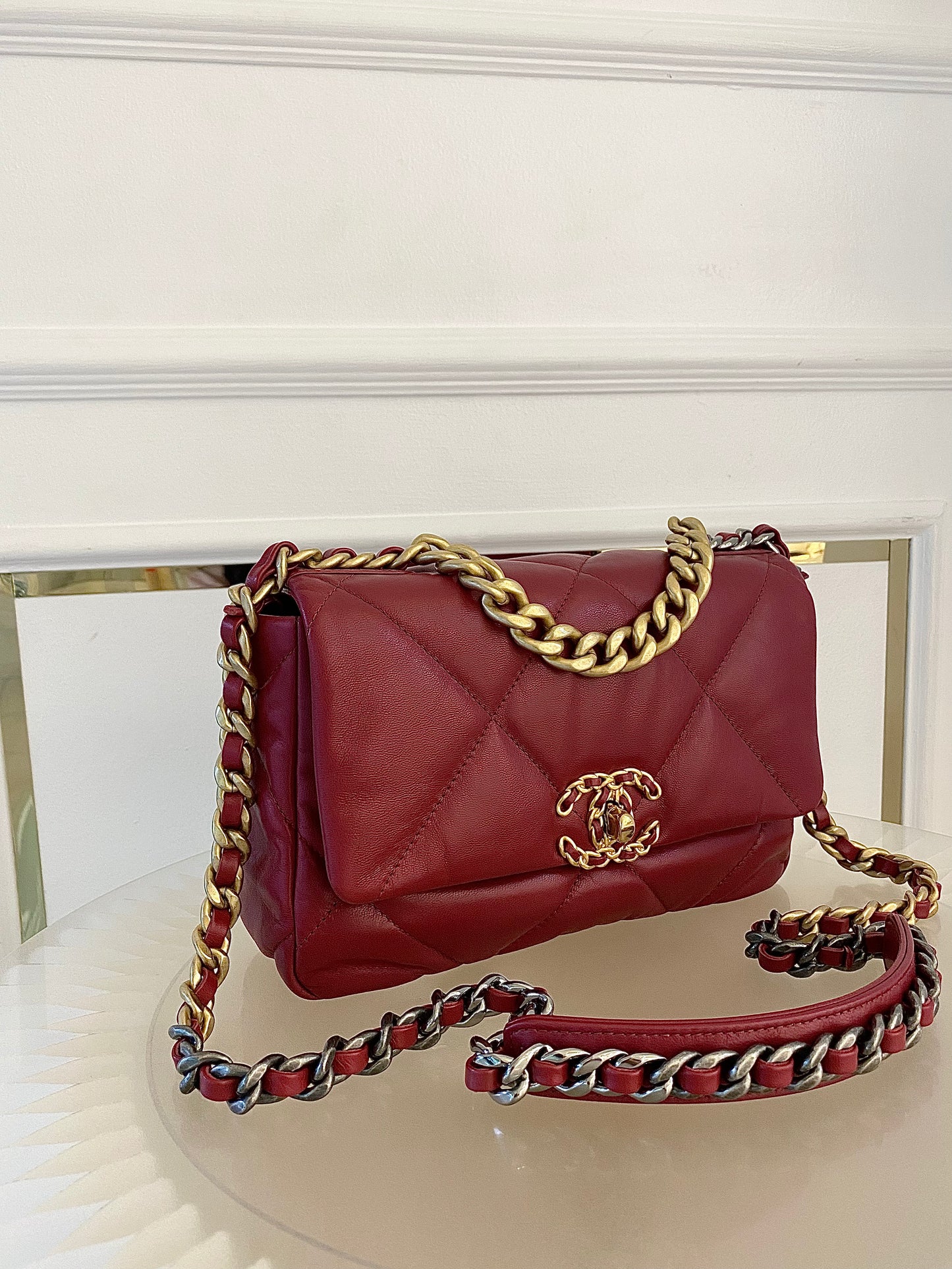 Chanel C19 Red Small