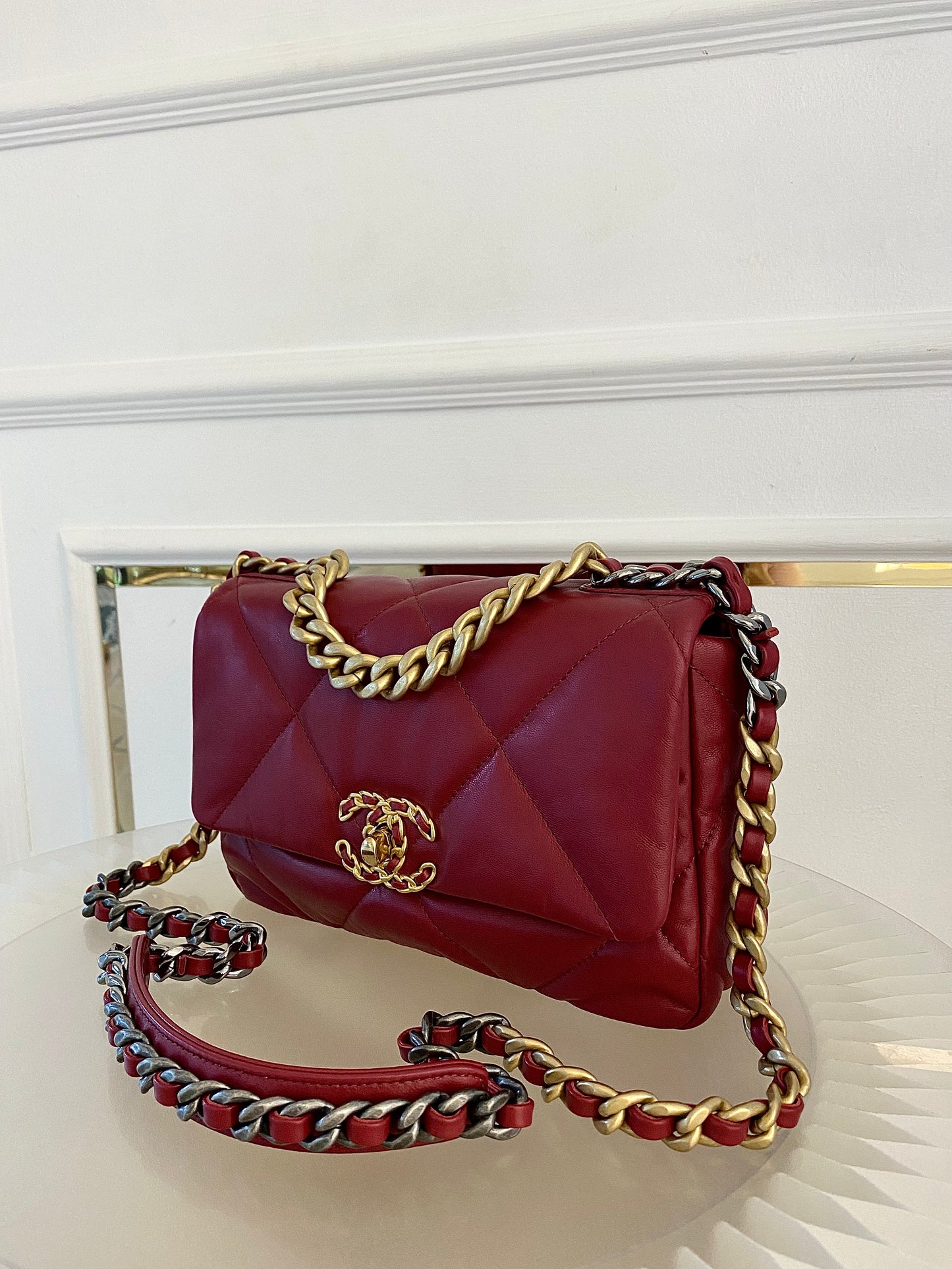Chanel C19 Red Small