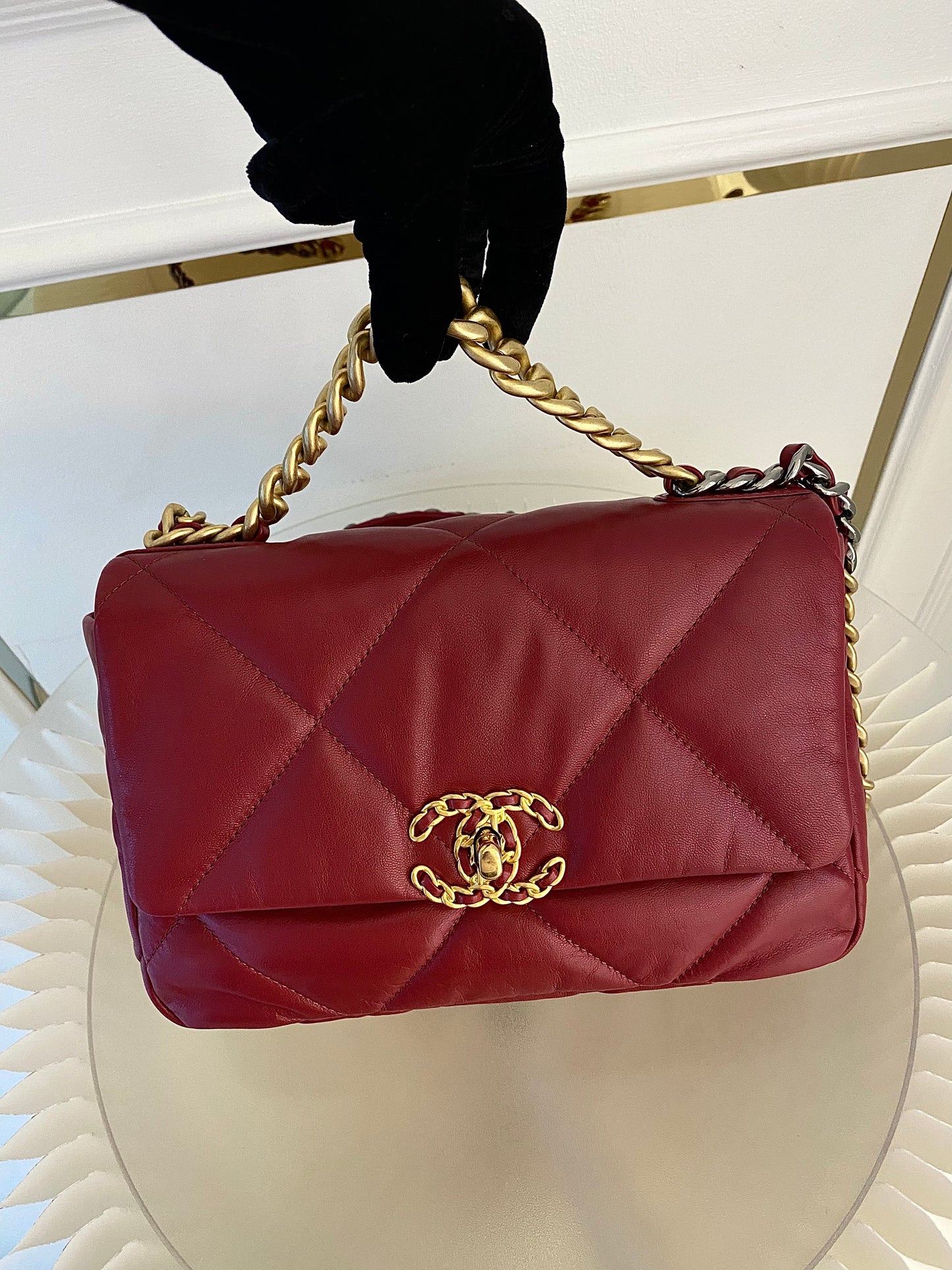 Chanel C19 Red Small