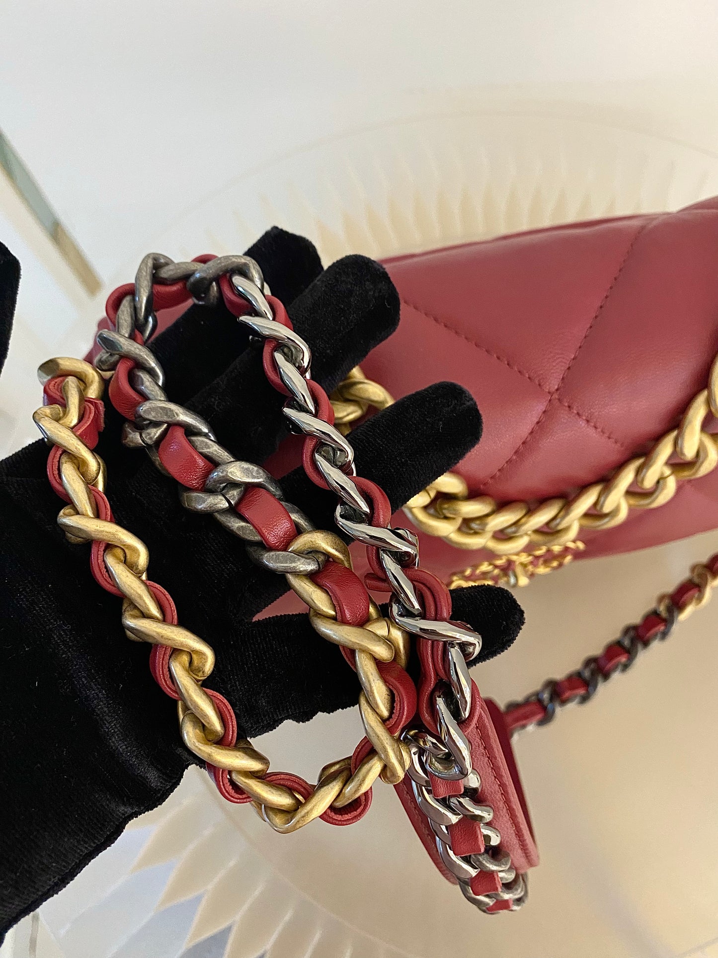 Chanel C19 Red Small