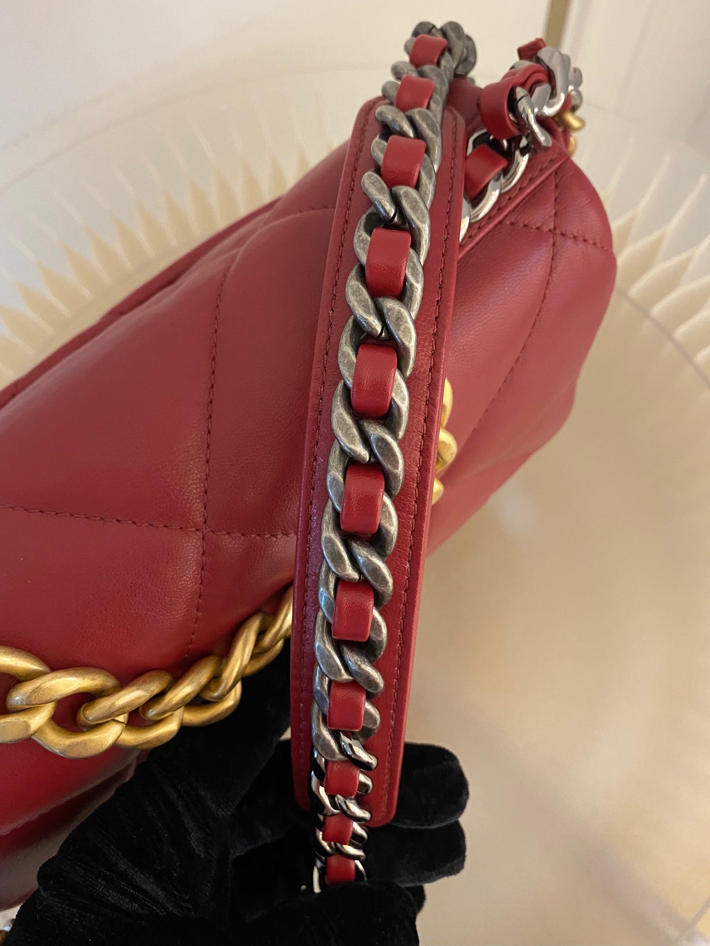 Chanel C19 Red Small