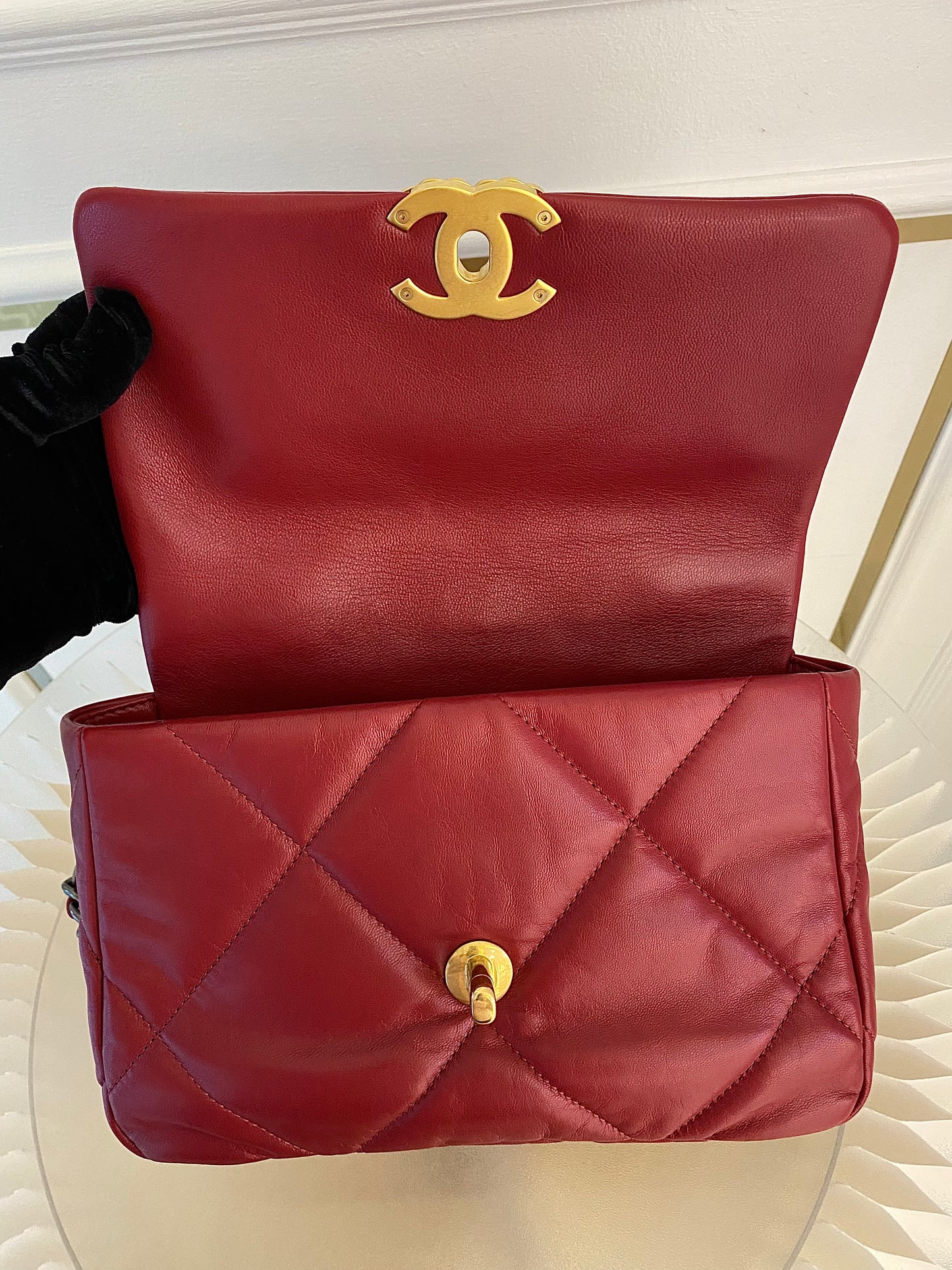 Chanel C19 Red Small
