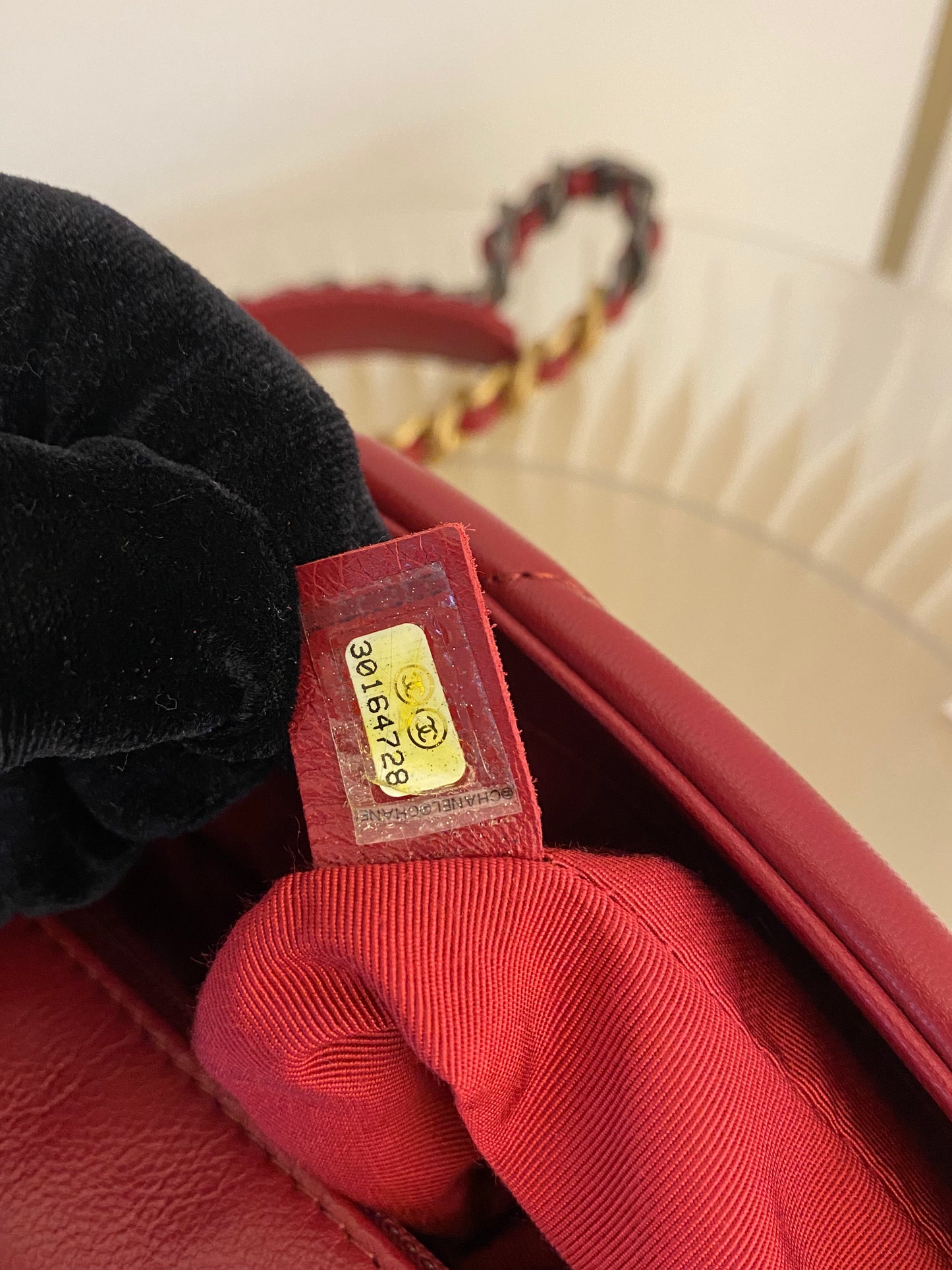 Chanel C19 Red Small