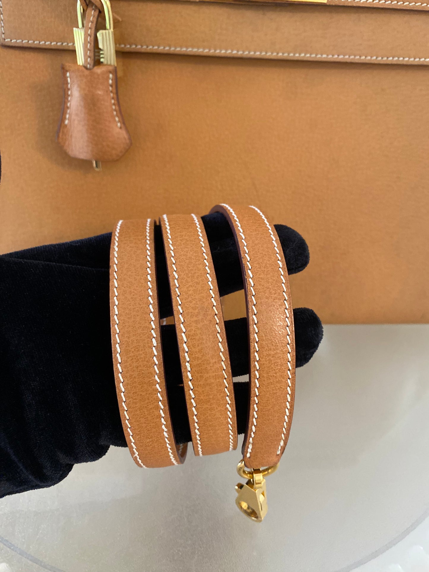 Hermes Kelly 32 Sellier in Vache Liegee Natural Color GHW