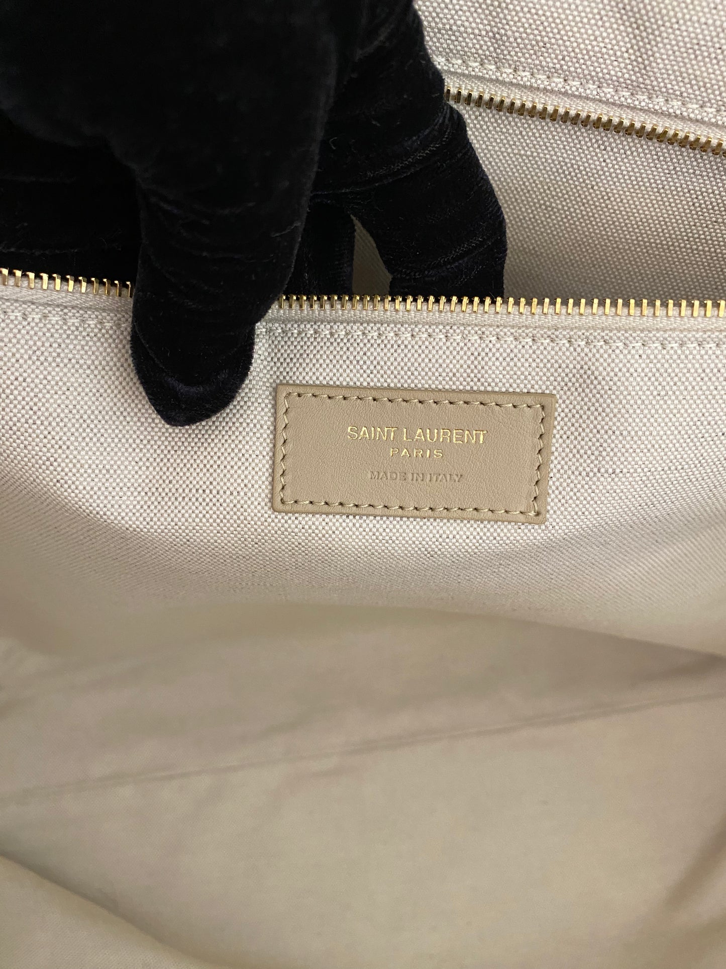 YVES SAINT LAURENT Icare Maxi Quilted Nubuck Suede