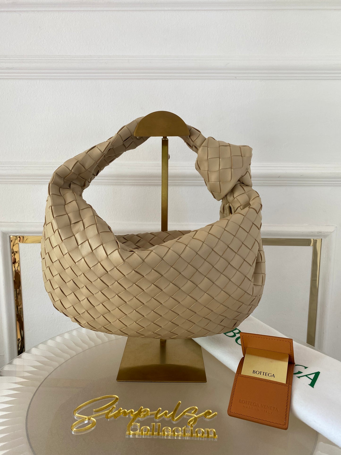 Bottega Veneta Jodie Teen Beige