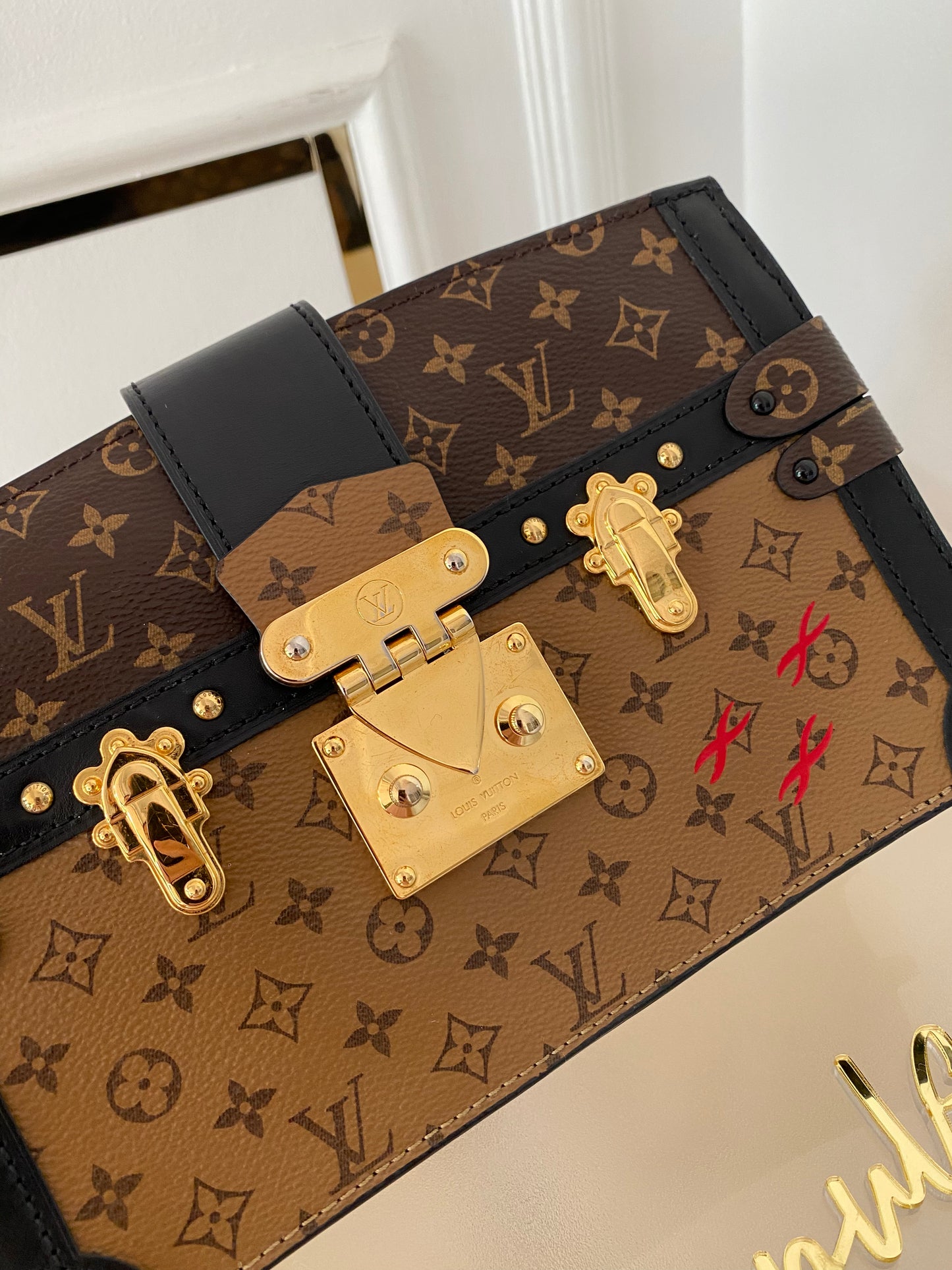Louis Vuitton Mono Reverse Pochette Trunk
