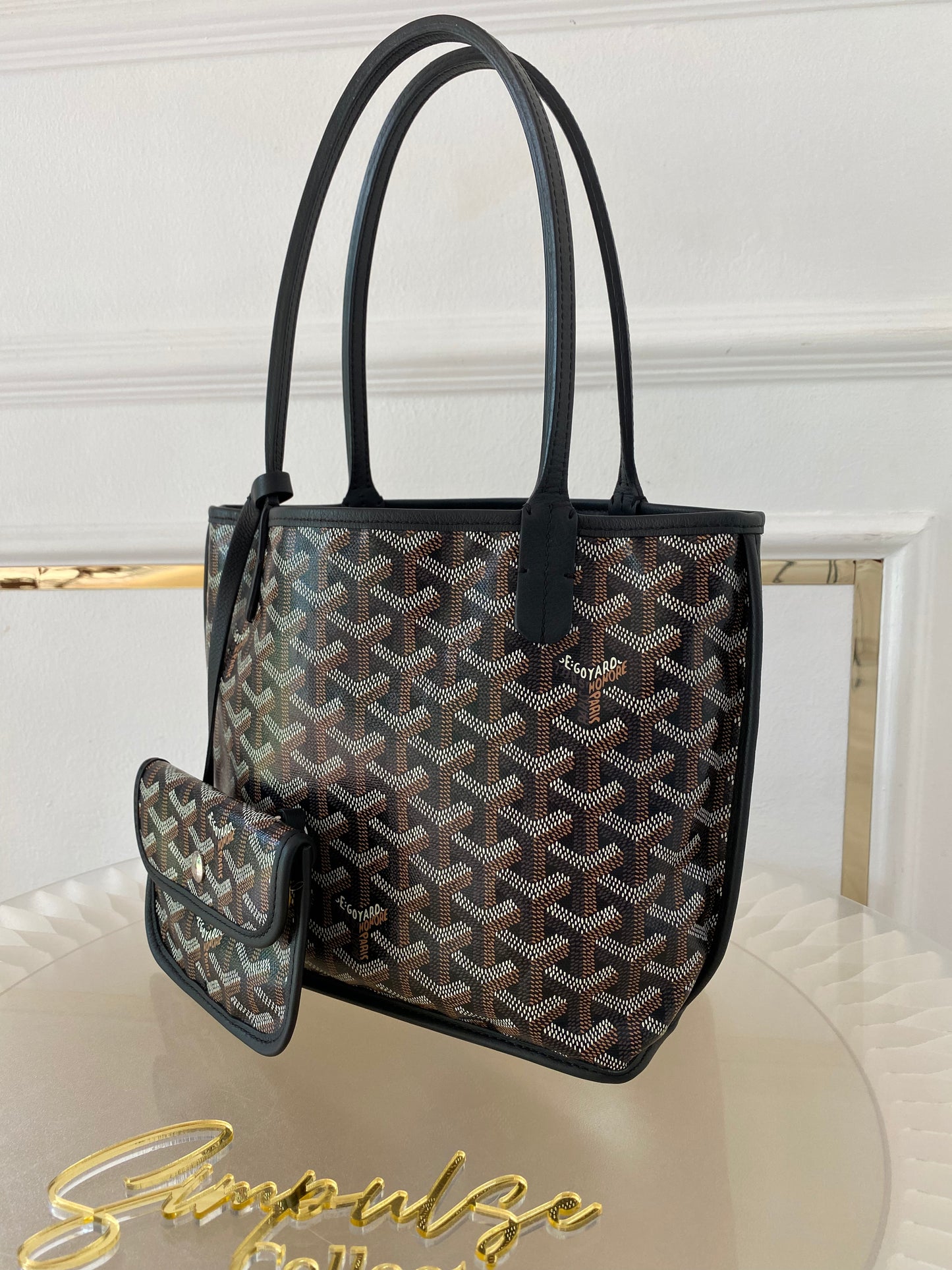 Goyard Mini Anjou Black