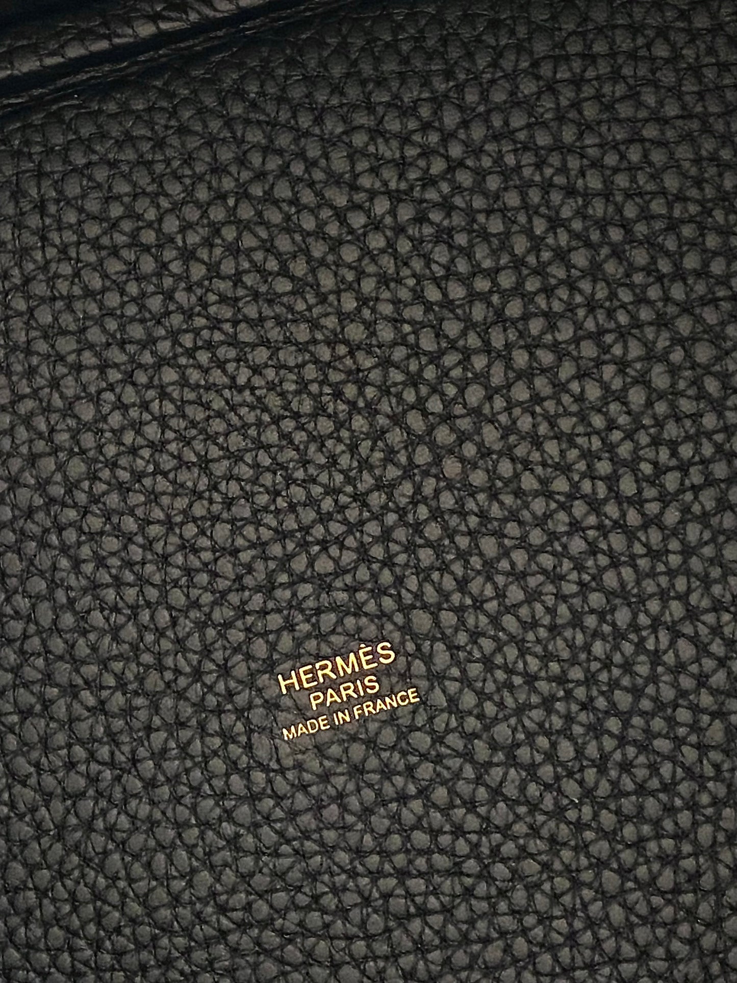HERMES Picotin 22 Noir GHW