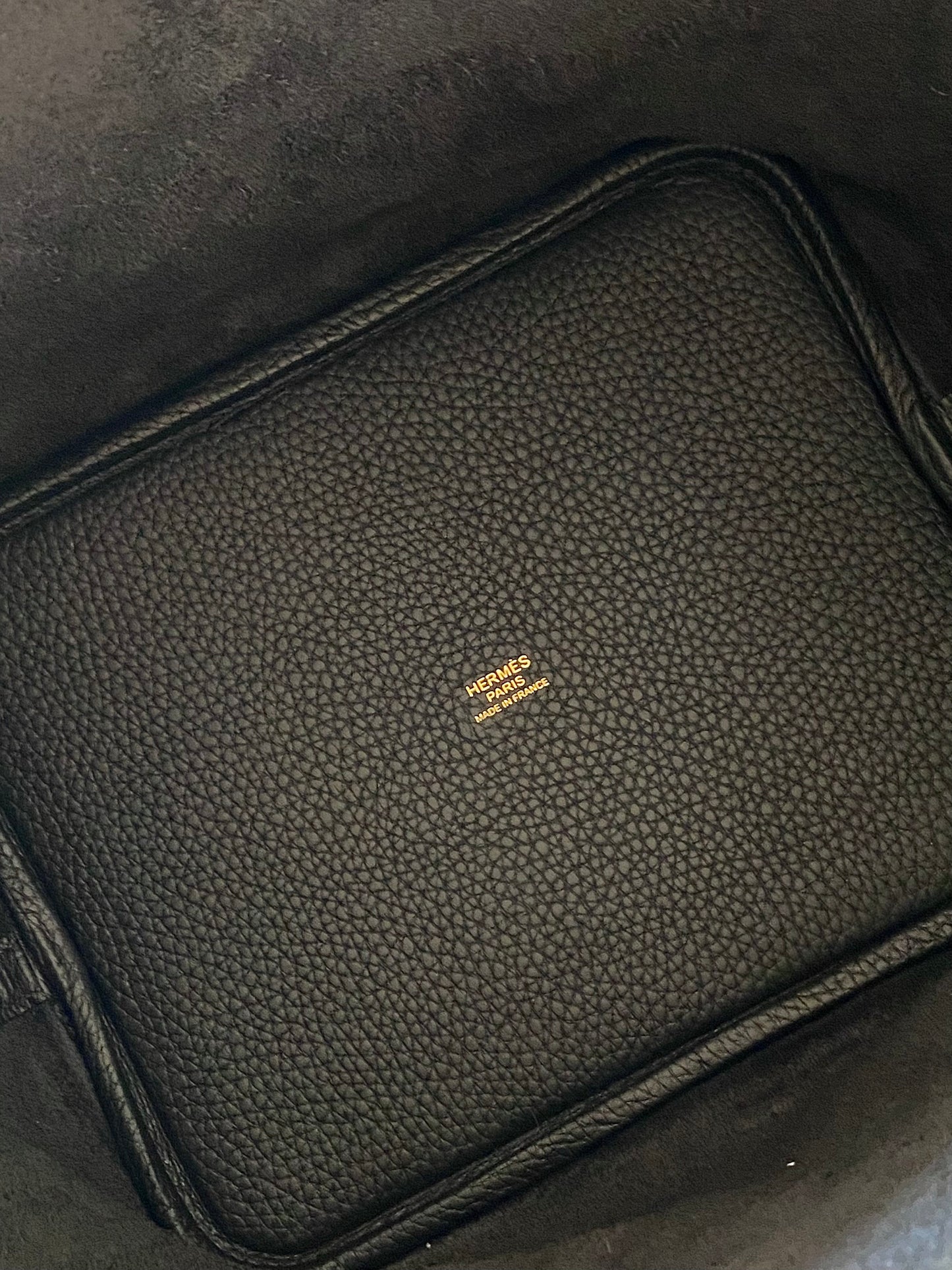 HERMES Picotin 22 Noir GHW