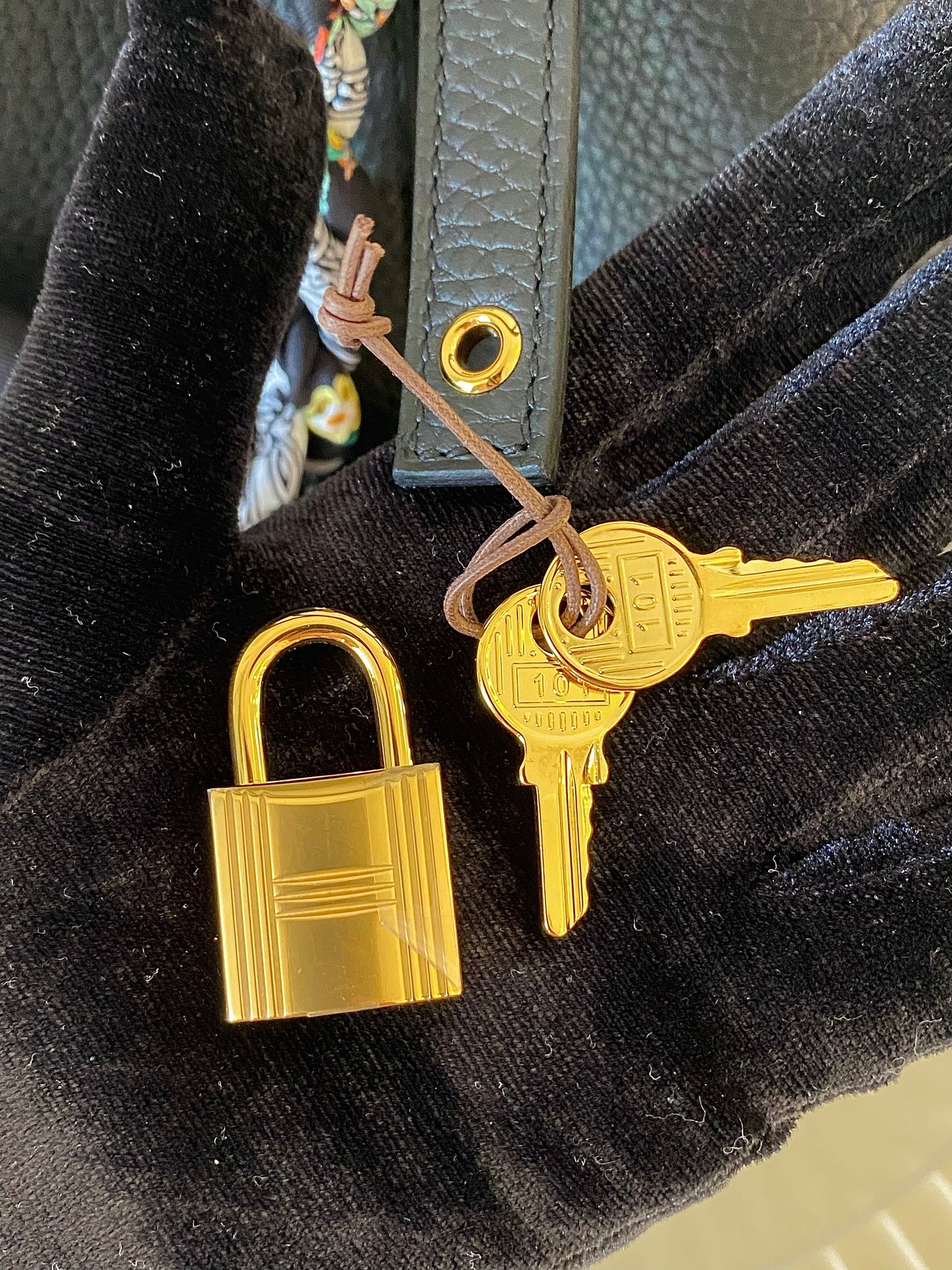 HERMES Picotin 22 Noir GHW