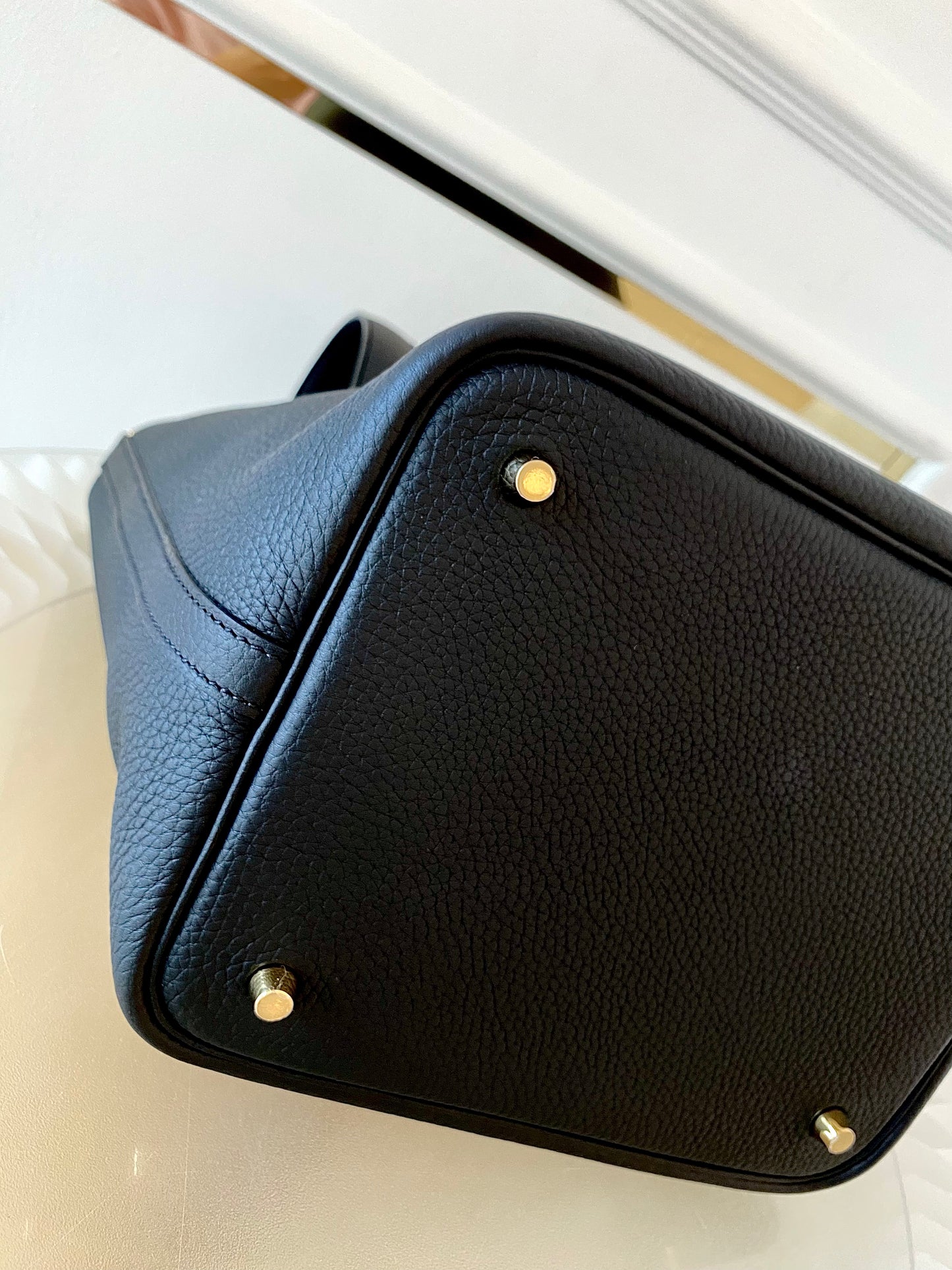 HERMES Picotin 22 Noir GHW
