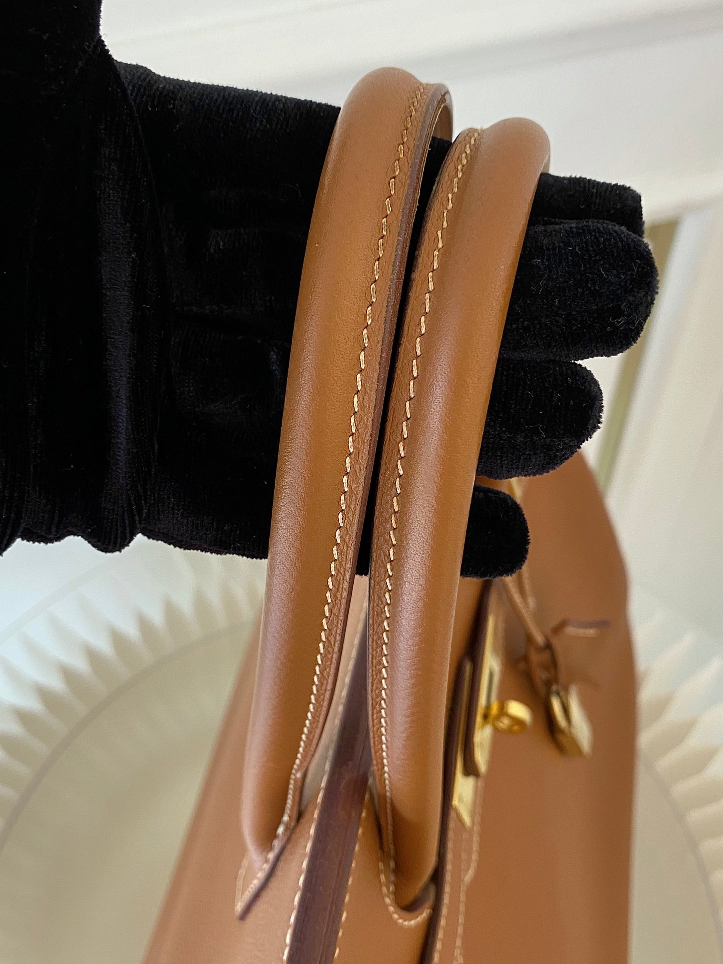 HERMES Birkin 35 Gold on Gold Epsom