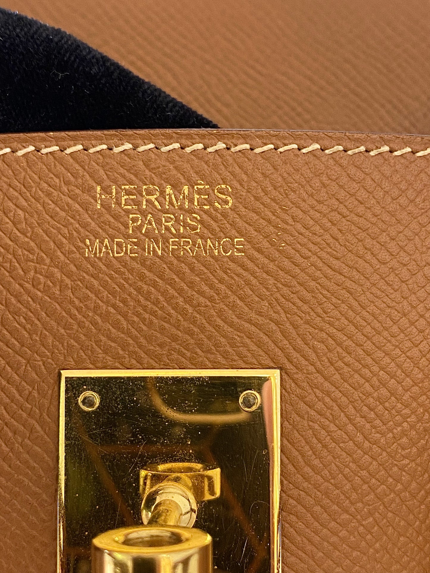 HERMES Birkin 35 Gold on Gold Epsom