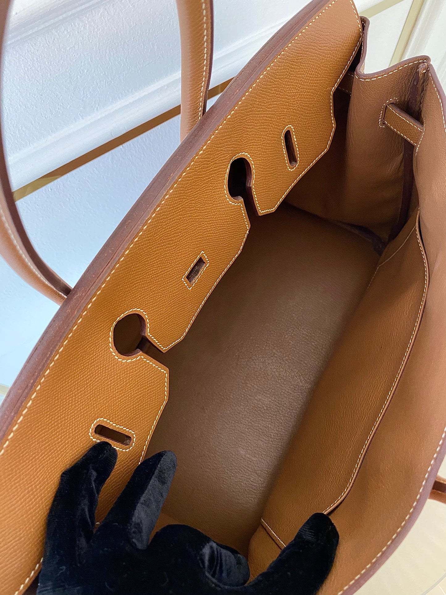 HERMES Birkin 35 Gold on Gold Epsom