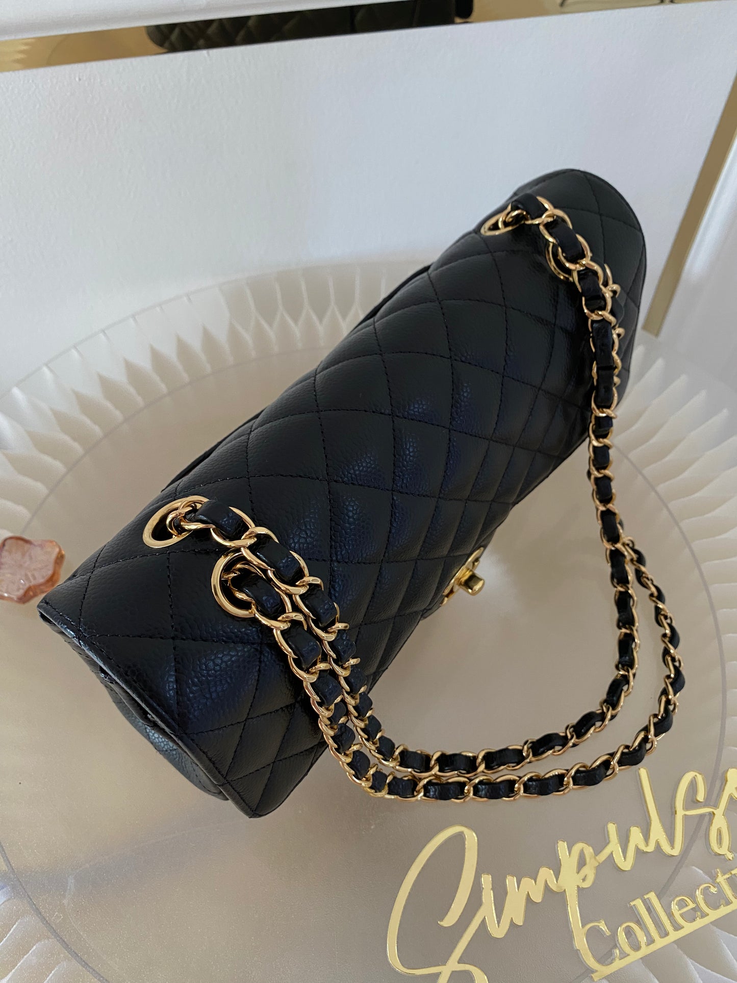 Chanel Medium Flap Caviar GHW