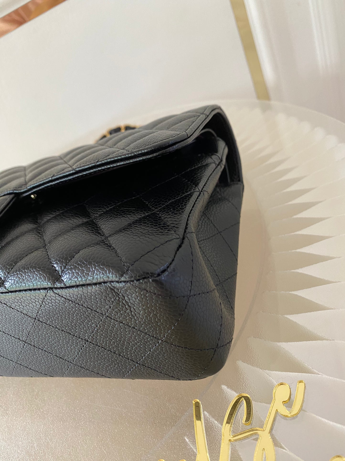 Chanel Medium Flap Caviar GHW