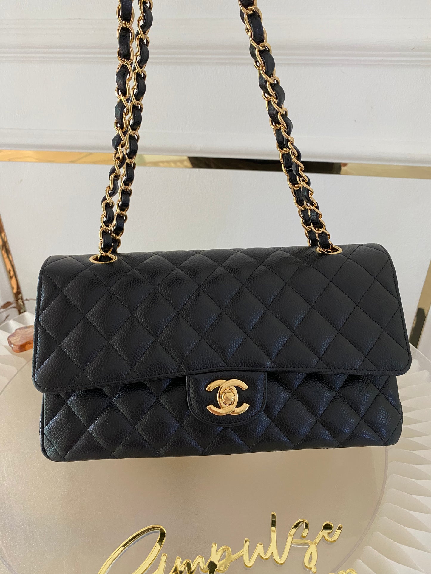 Chanel Medium Flap Caviar GHW