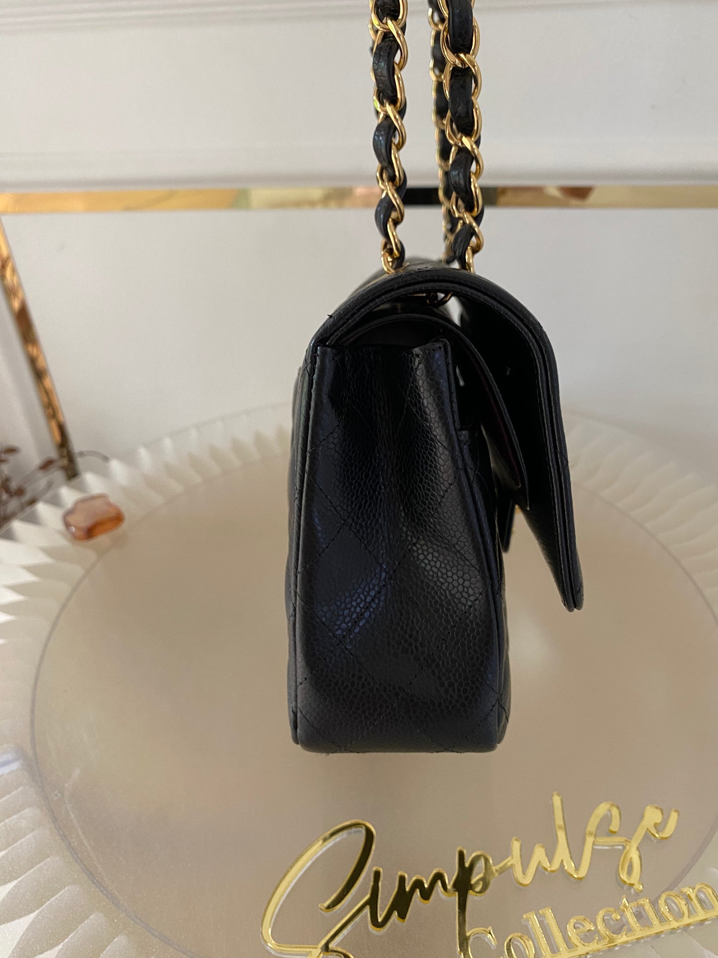Chanel Medium Flap Caviar GHW