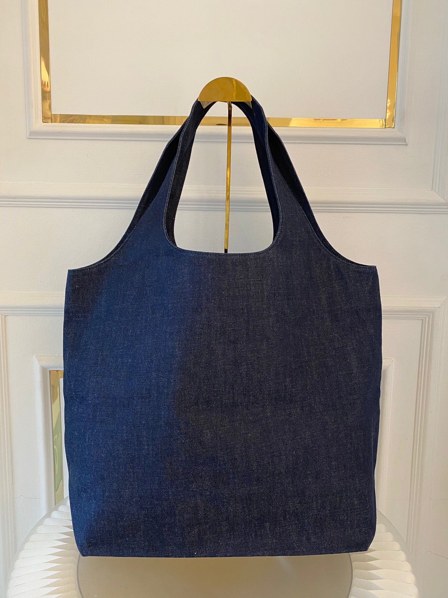 A.P.C Ninon Medium Denim Tote Bag
