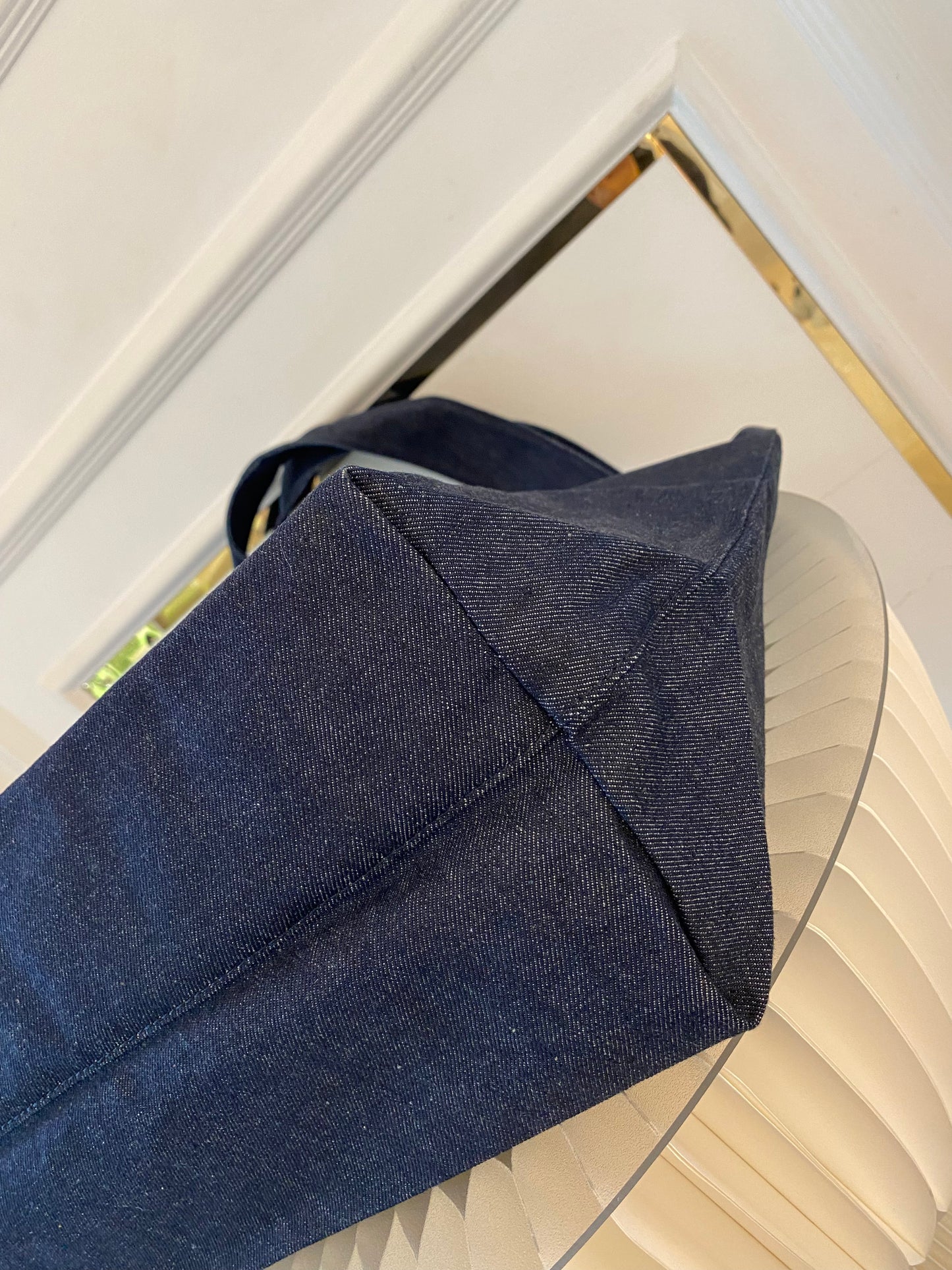 A.P.C Ninon Medium Denim Tote Bag