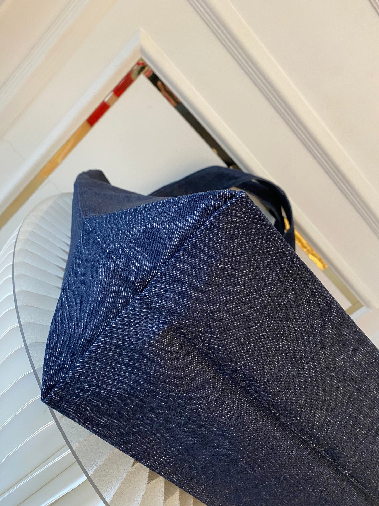A.P.C Ninon Medium Denim Tote Bag