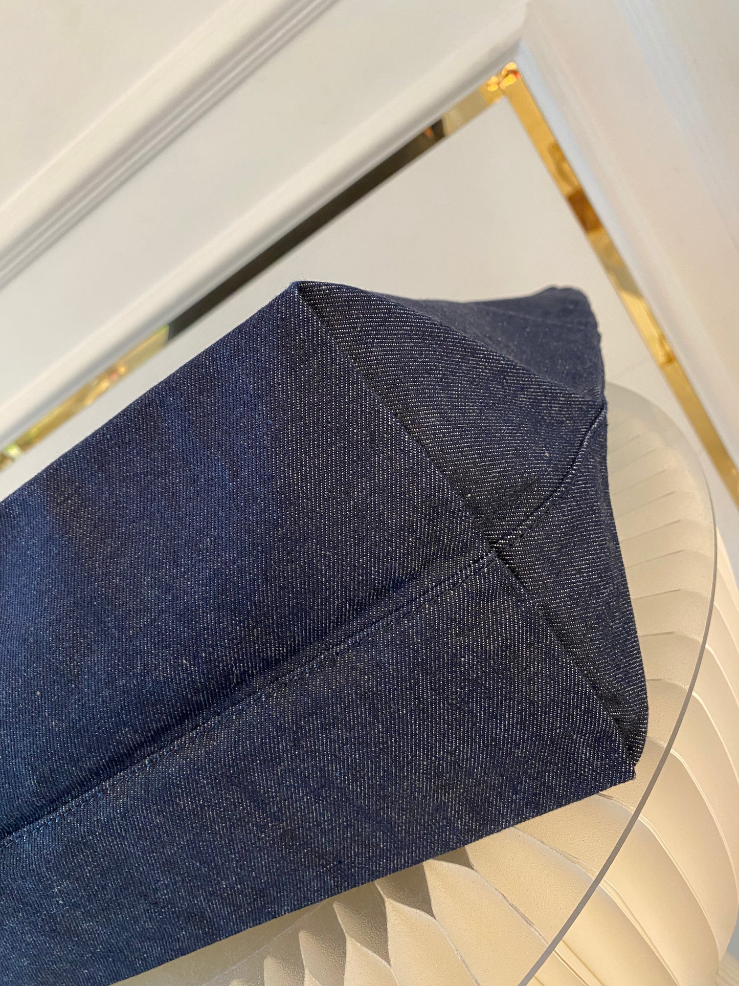 A.P.C Ninon Medium Denim Tote Bag