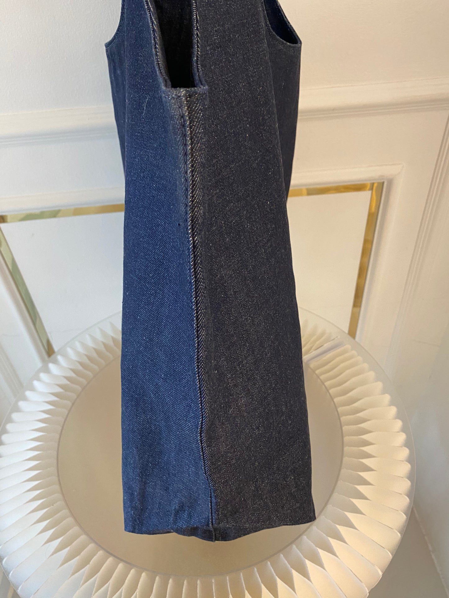 A.P.C Ninon Medium Denim Tote Bag