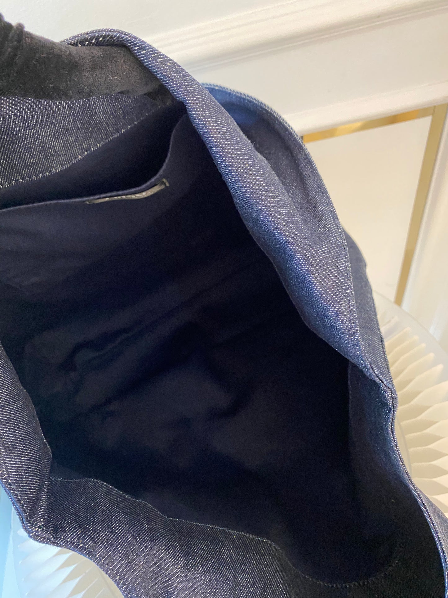 A.P.C Ninon Medium Denim Tote Bag