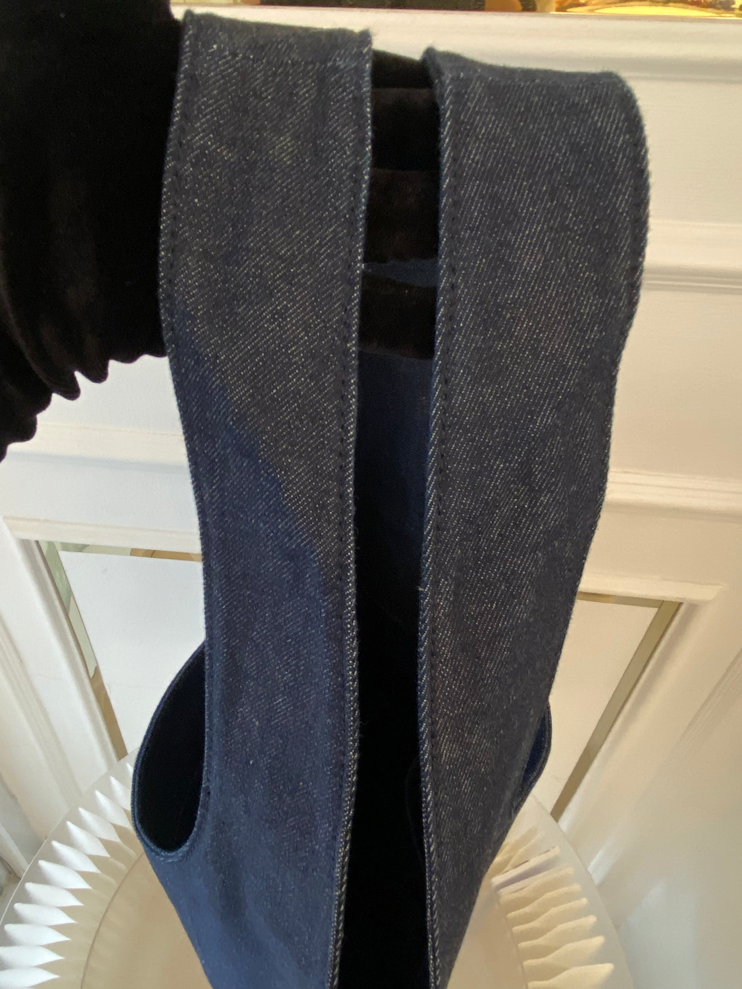 A.P.C Ninon Medium Denim Tote Bag