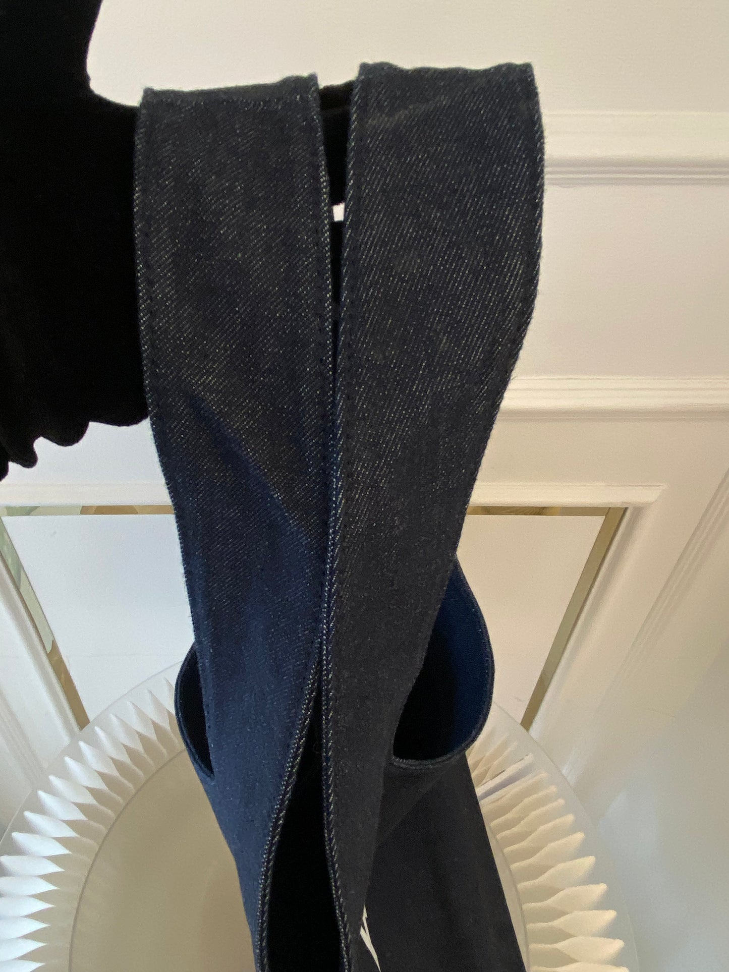 A.P.C Ninon Medium Denim Tote Bag