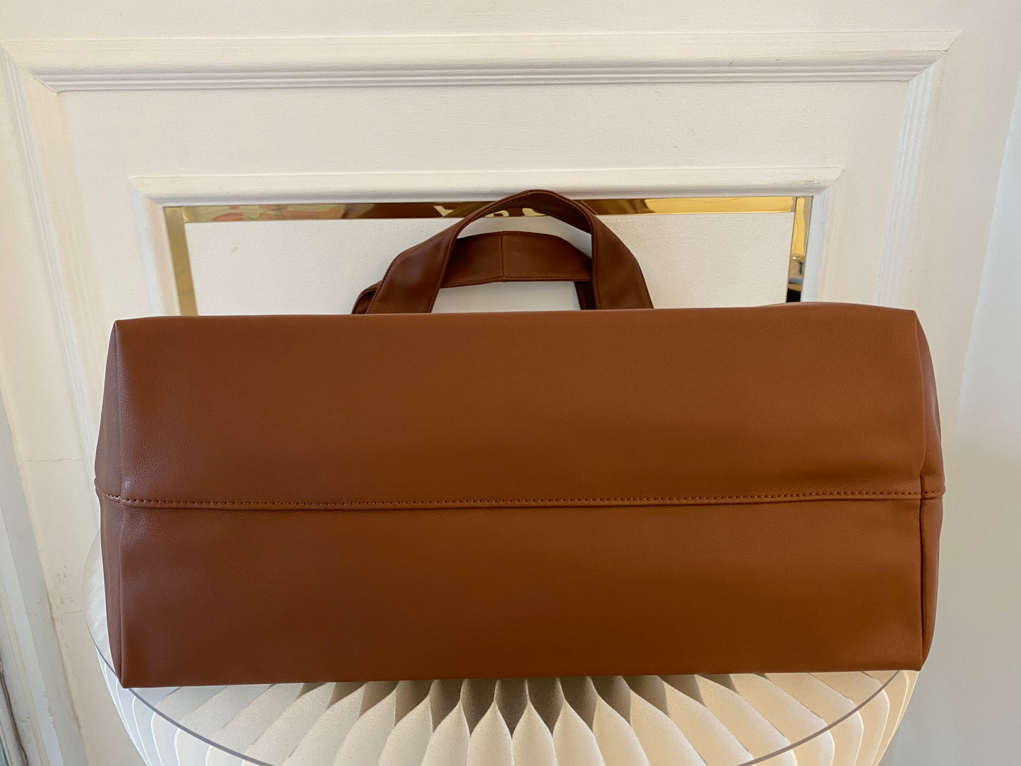 A.P.C Ninon Medium Brown Tote Bag