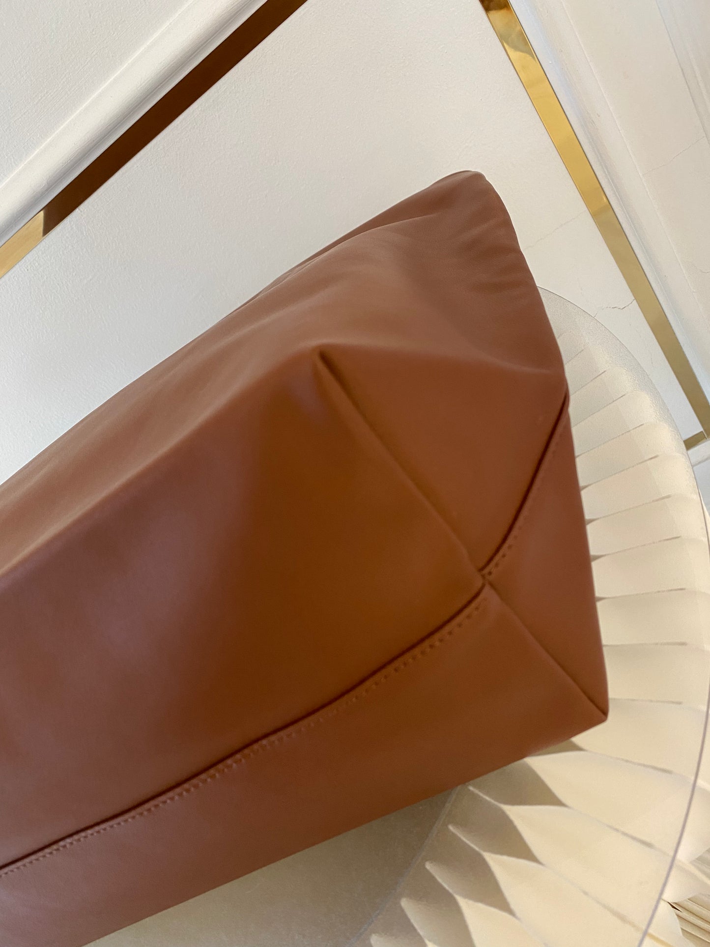 A.P.C Ninon Medium Brown Tote Bag