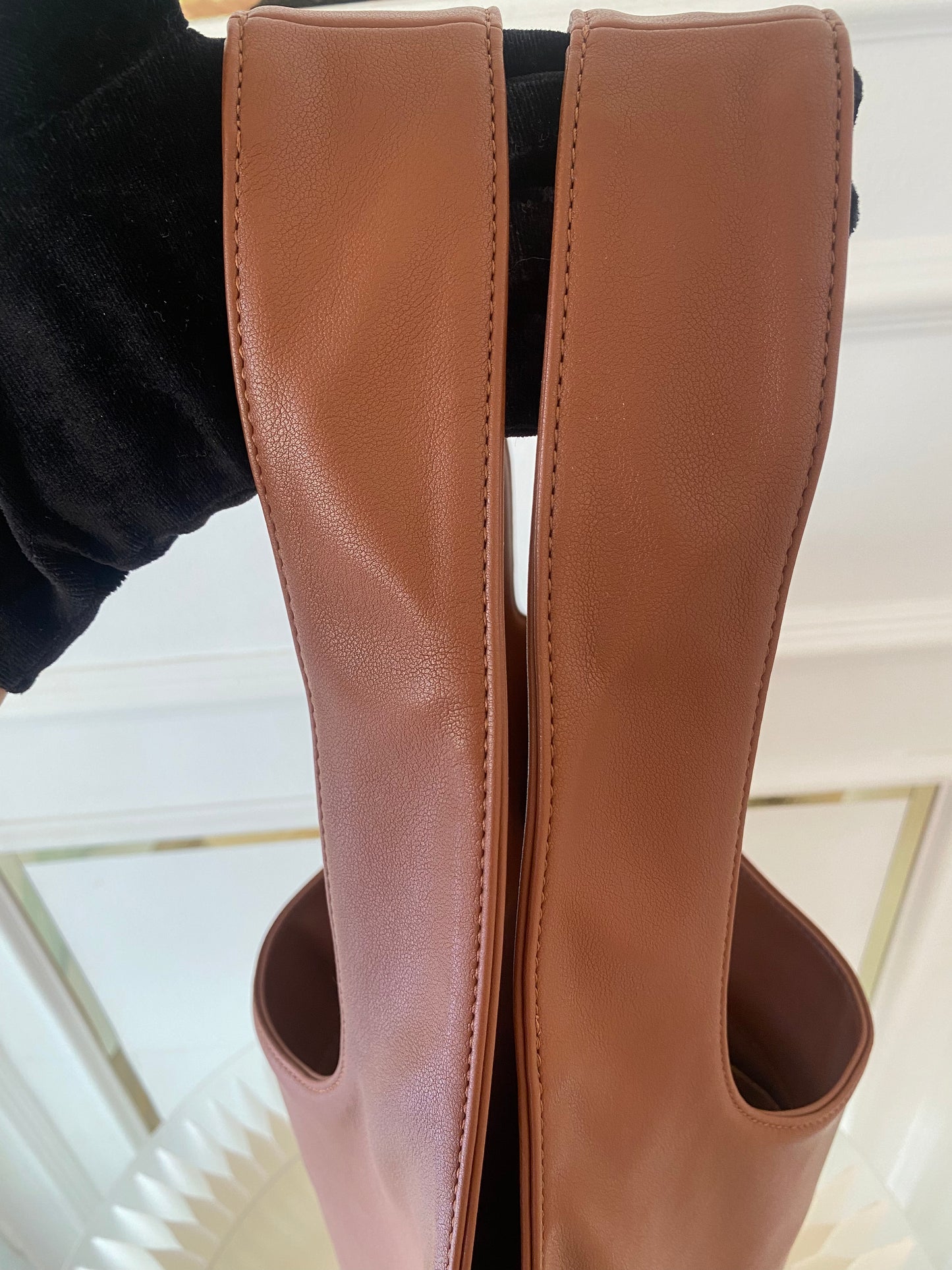 A.P.C Ninon Medium Brown Tote Bag