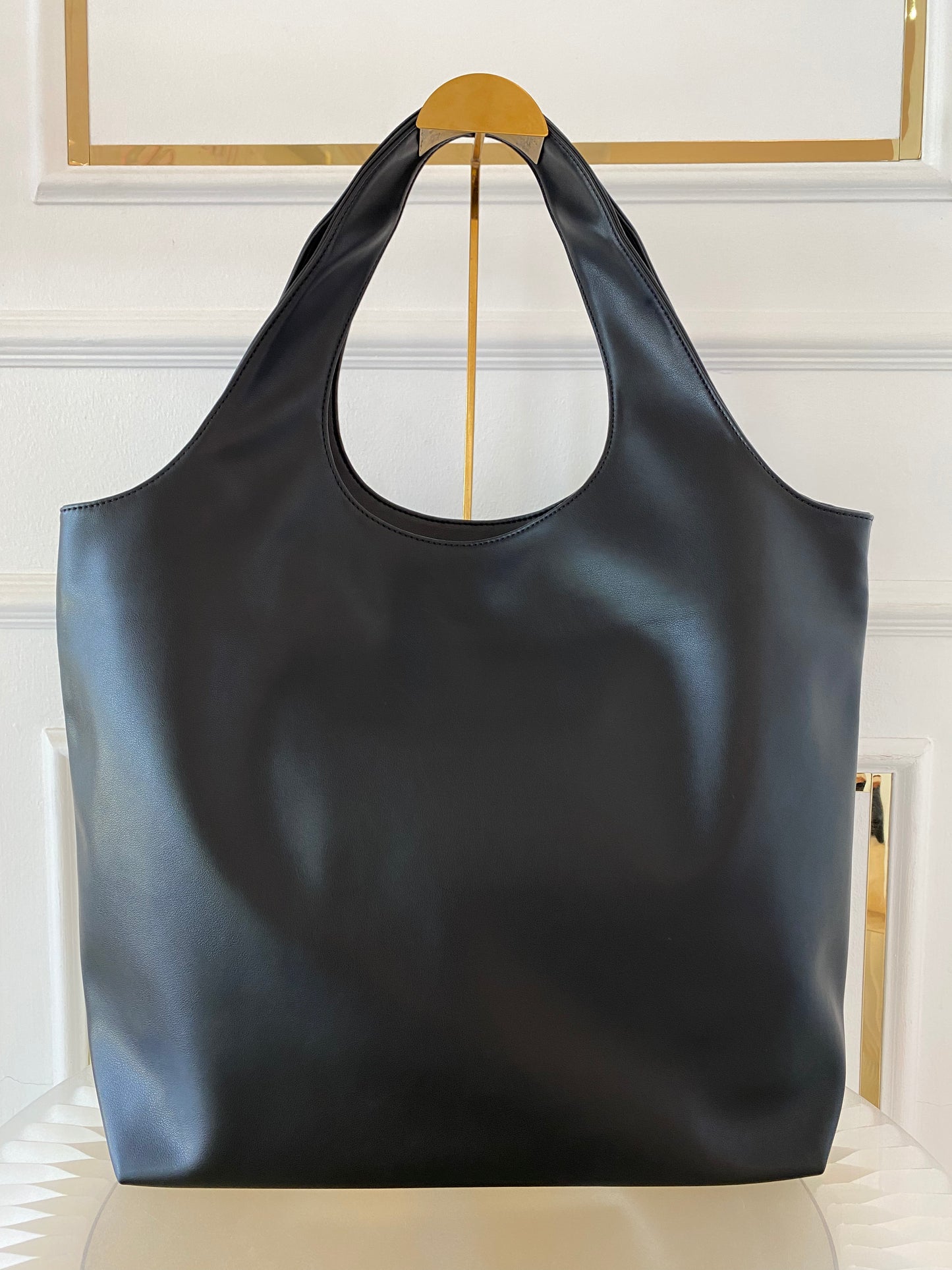 A.P.C Ninon Medium Black Tote Bag