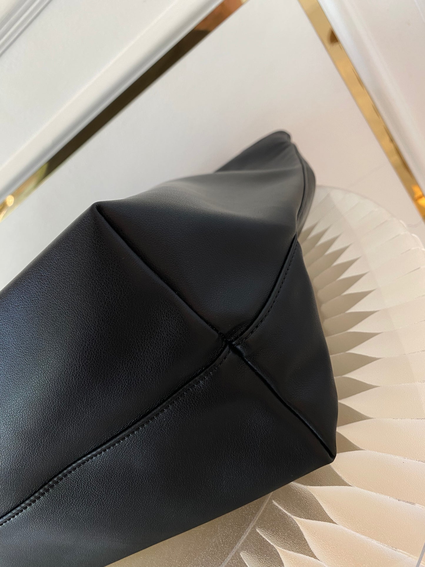 A.P.C Ninon Medium Black Tote Bag