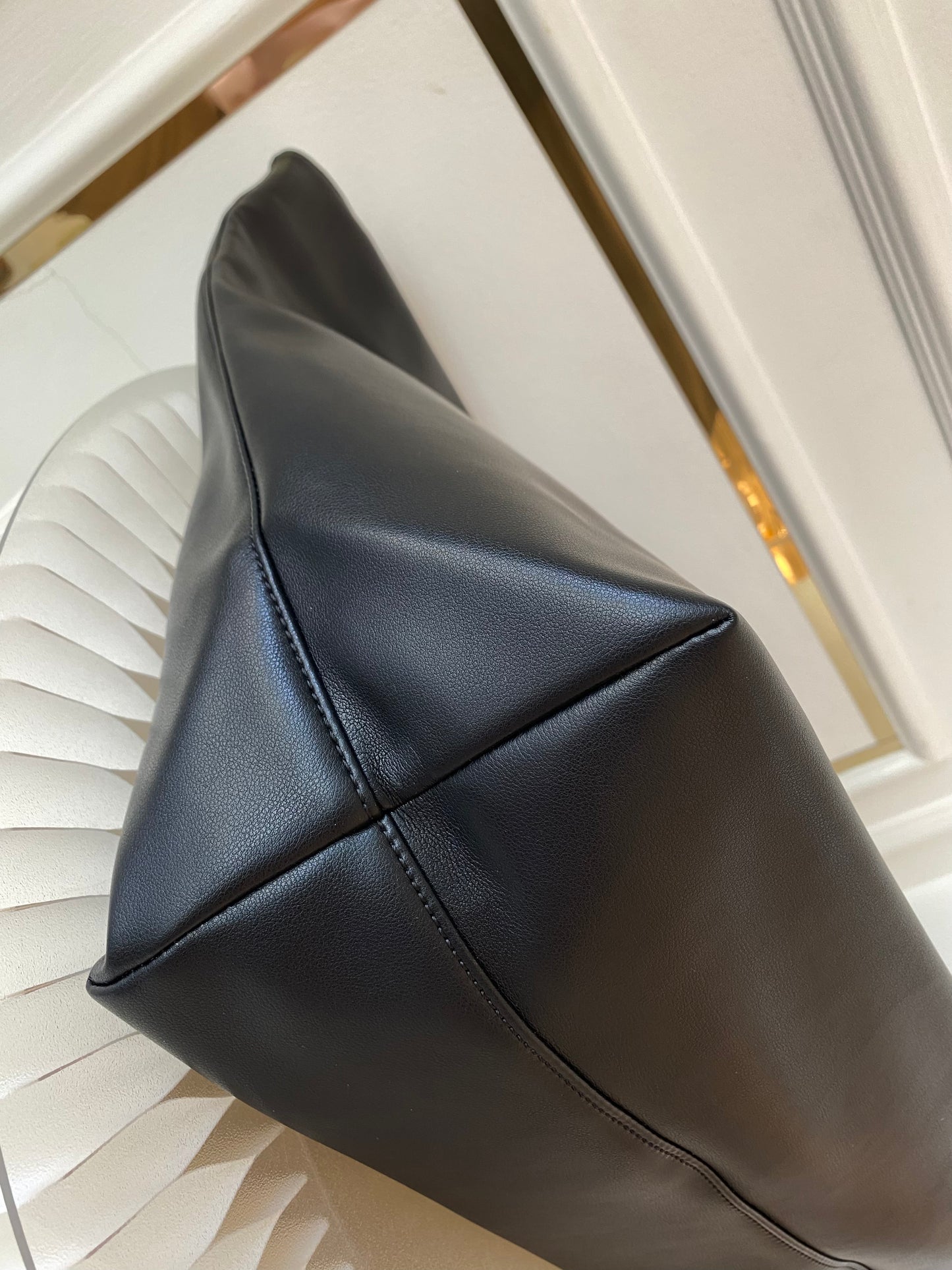 A.P.C Ninon Medium Black Tote Bag