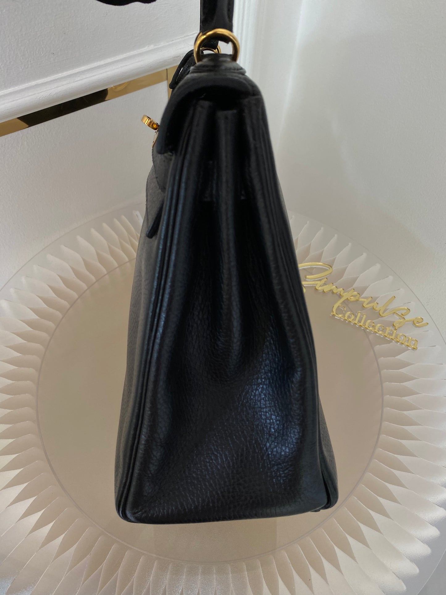 Hermes Kelly 32 Black GHW