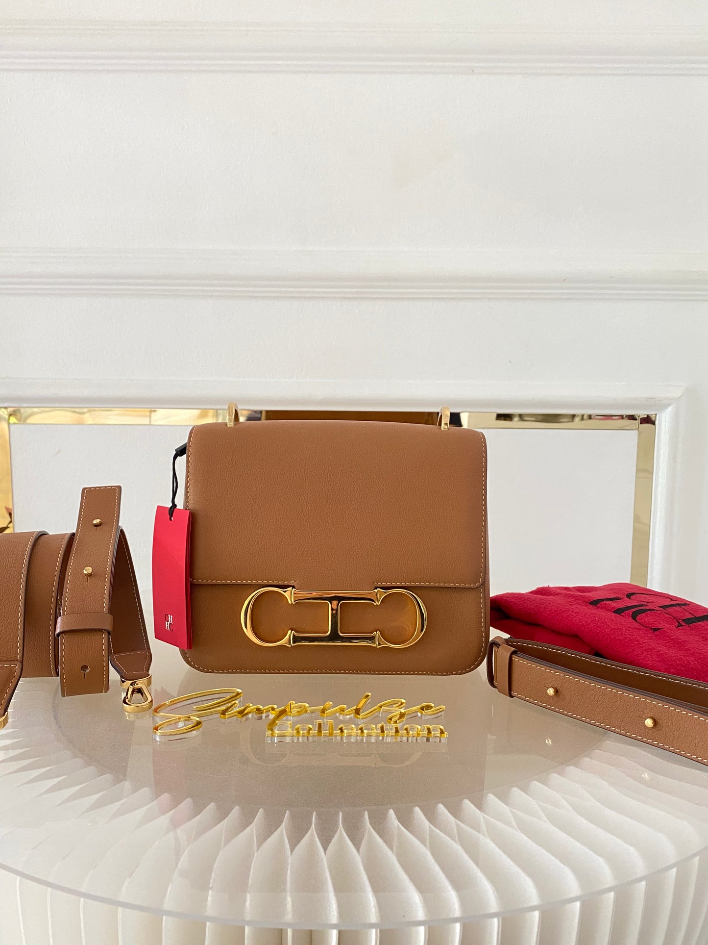 Carolina Herrera Initials Insignia Medium Bag