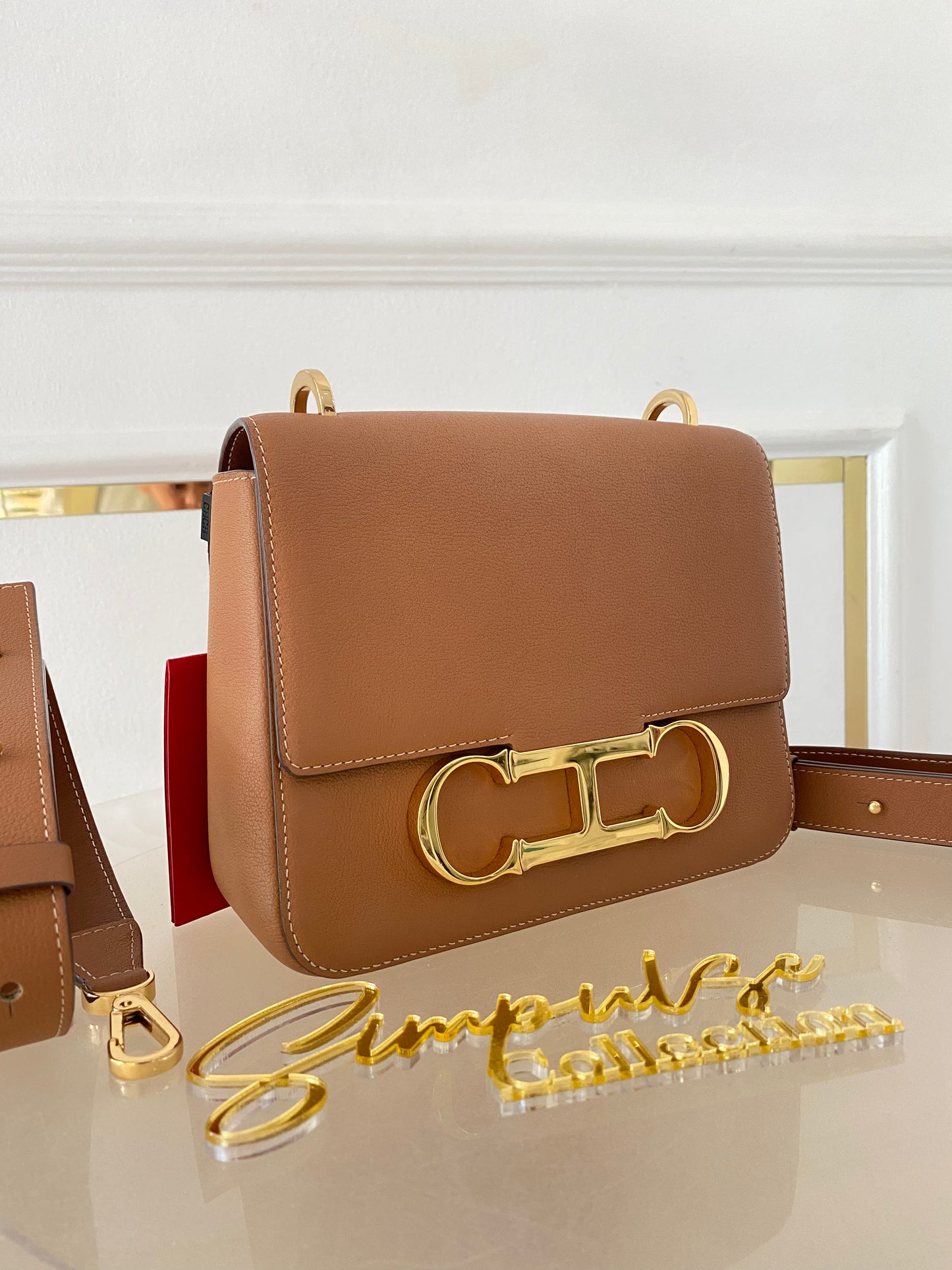 Carolina Herrera Initials Insignia Medium Bag