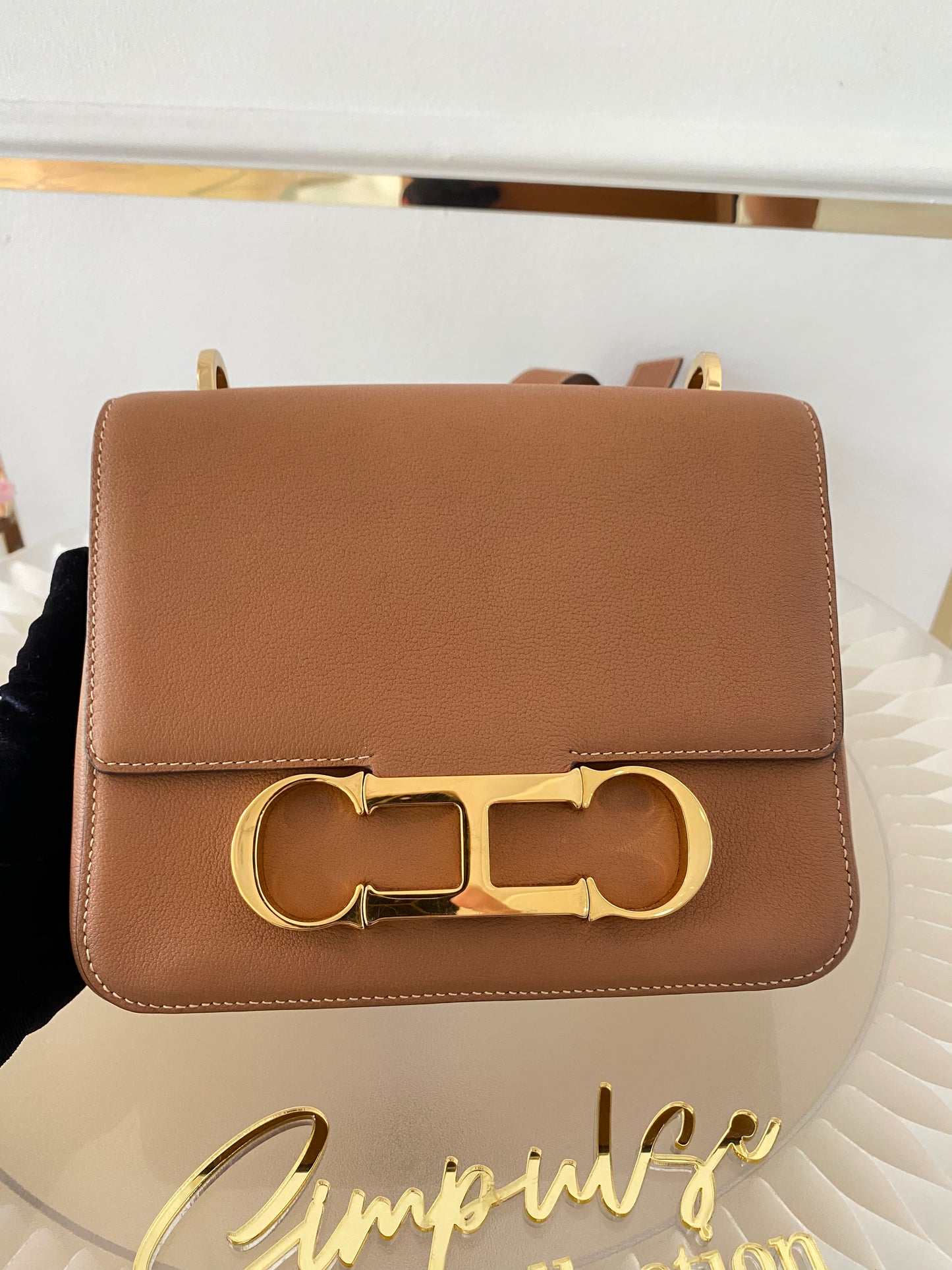 Carolina Herrera Initials Insignia Medium Bag
