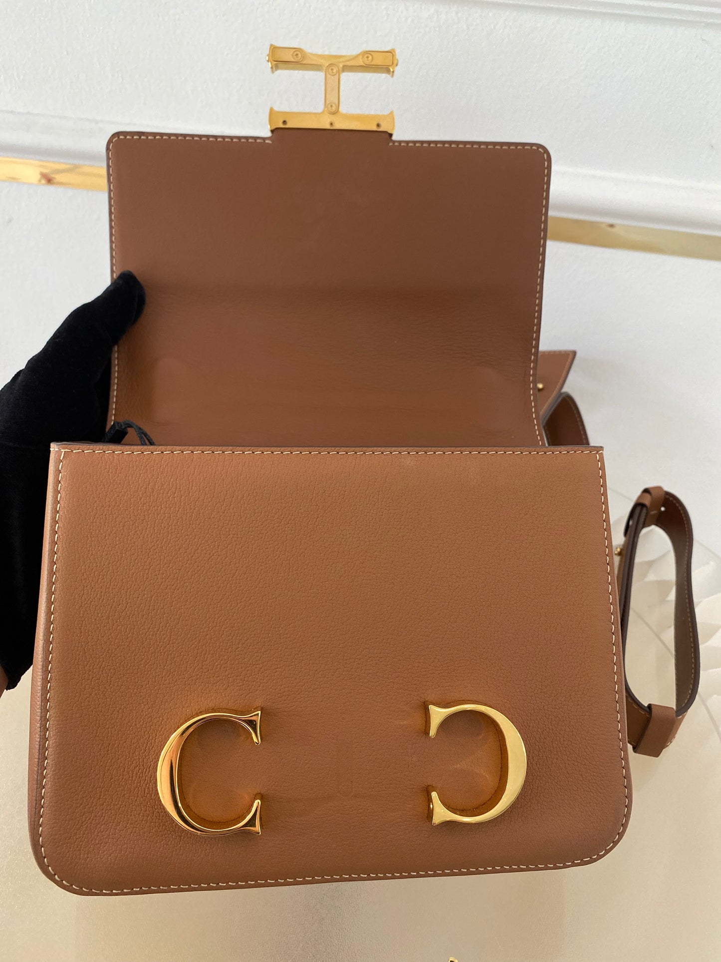 Carolina Herrera Initials Insignia Medium Bag
