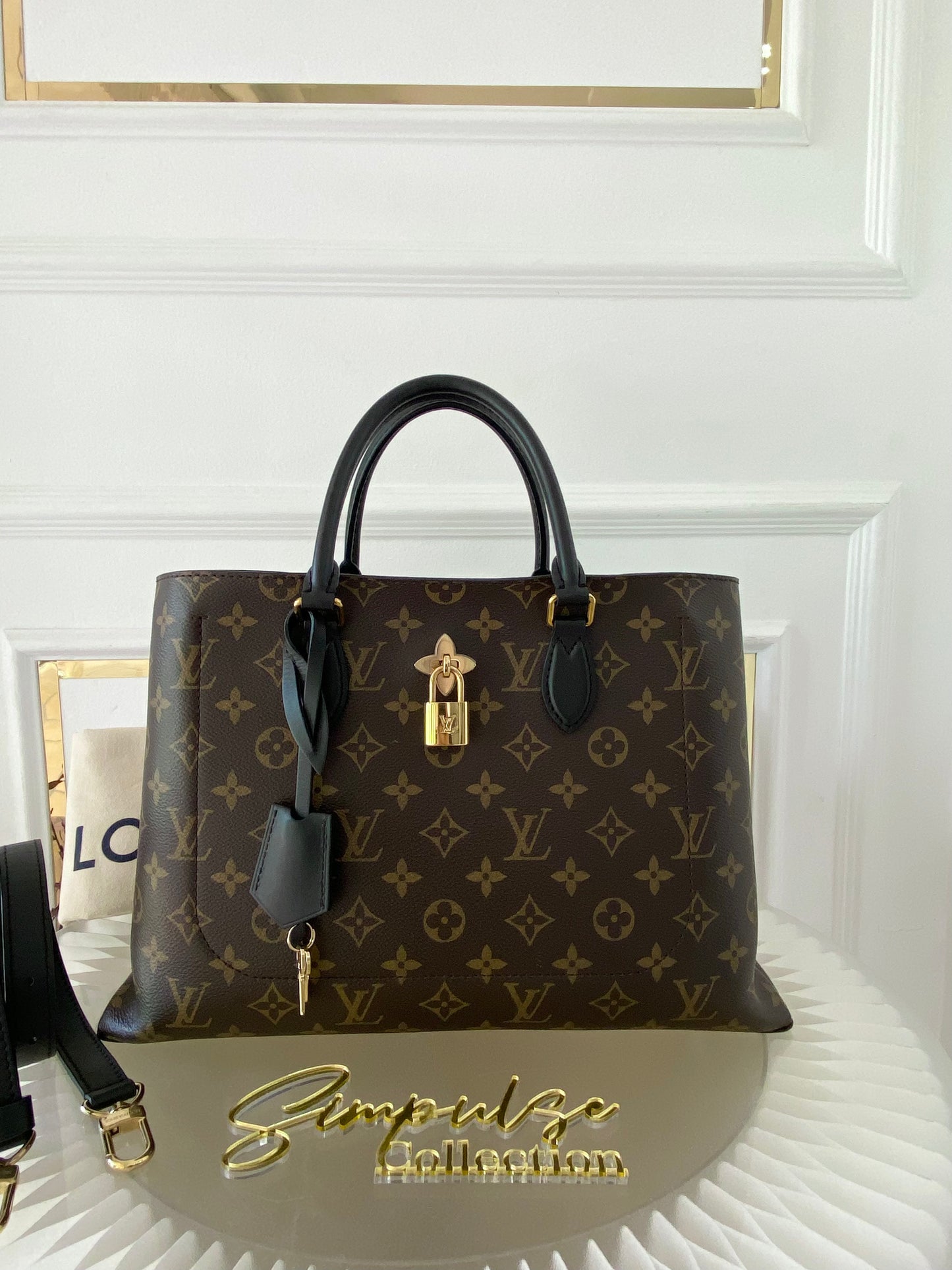 Louis Vuitton Mono Flower Tote Bag