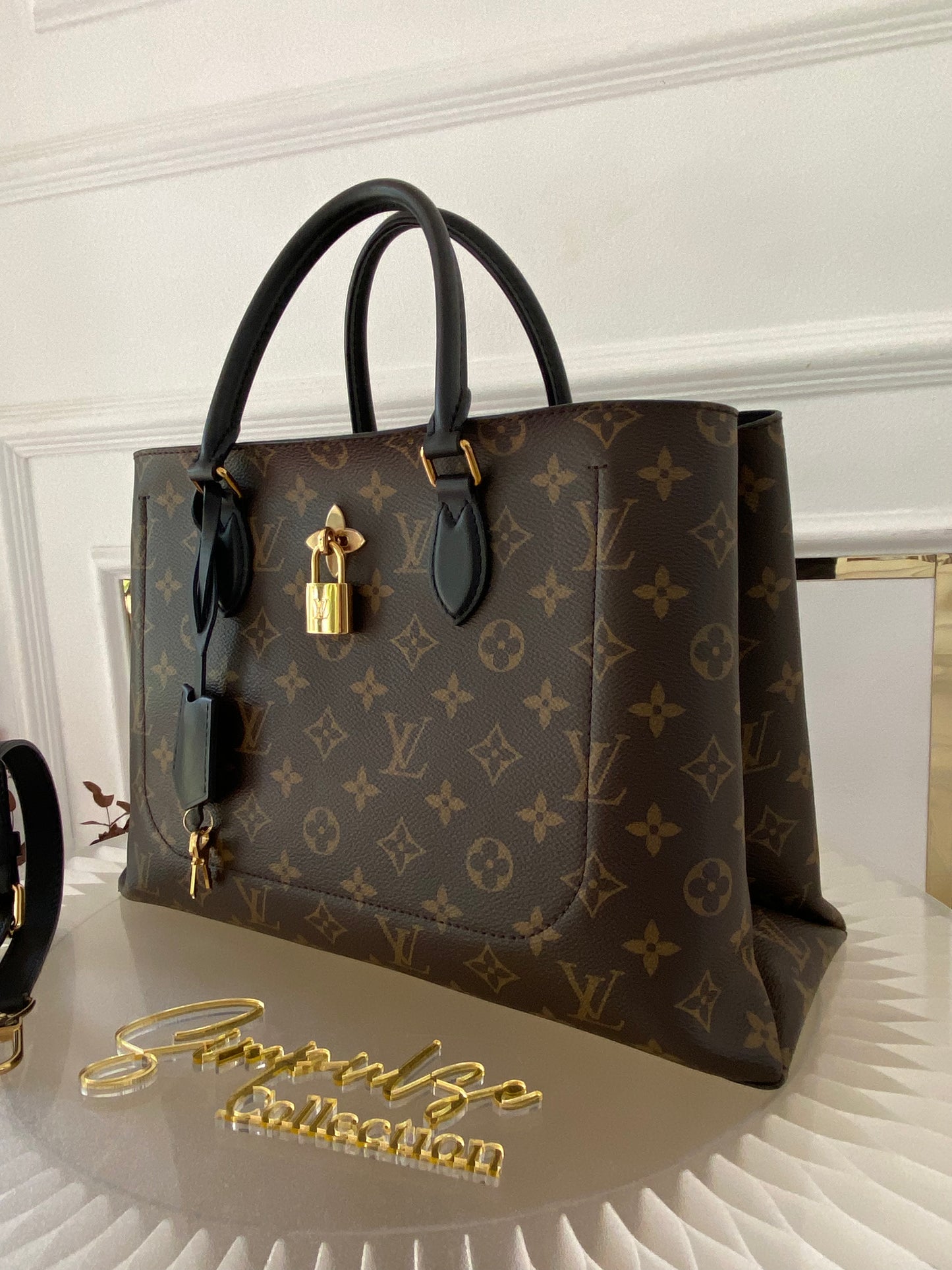 Louis Vuitton Mono Flower Tote Bag