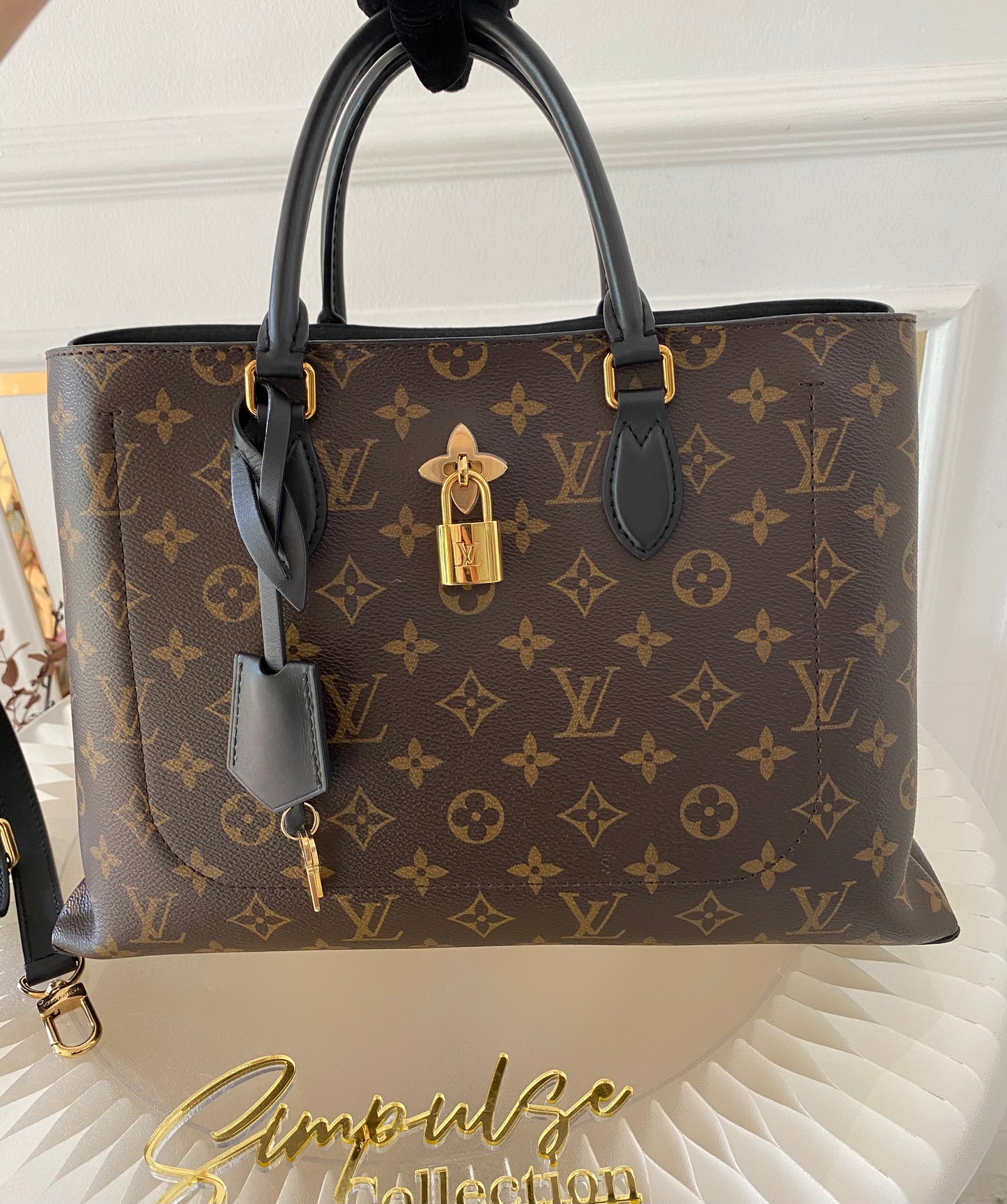 Louis Vuitton Mono Flower Tote Bag
