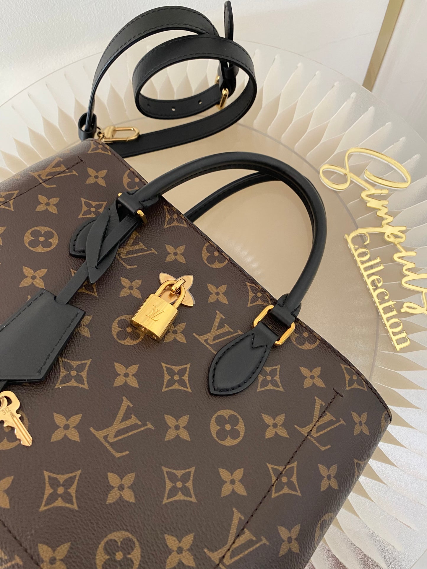 Louis Vuitton Mono Flower Tote Bag