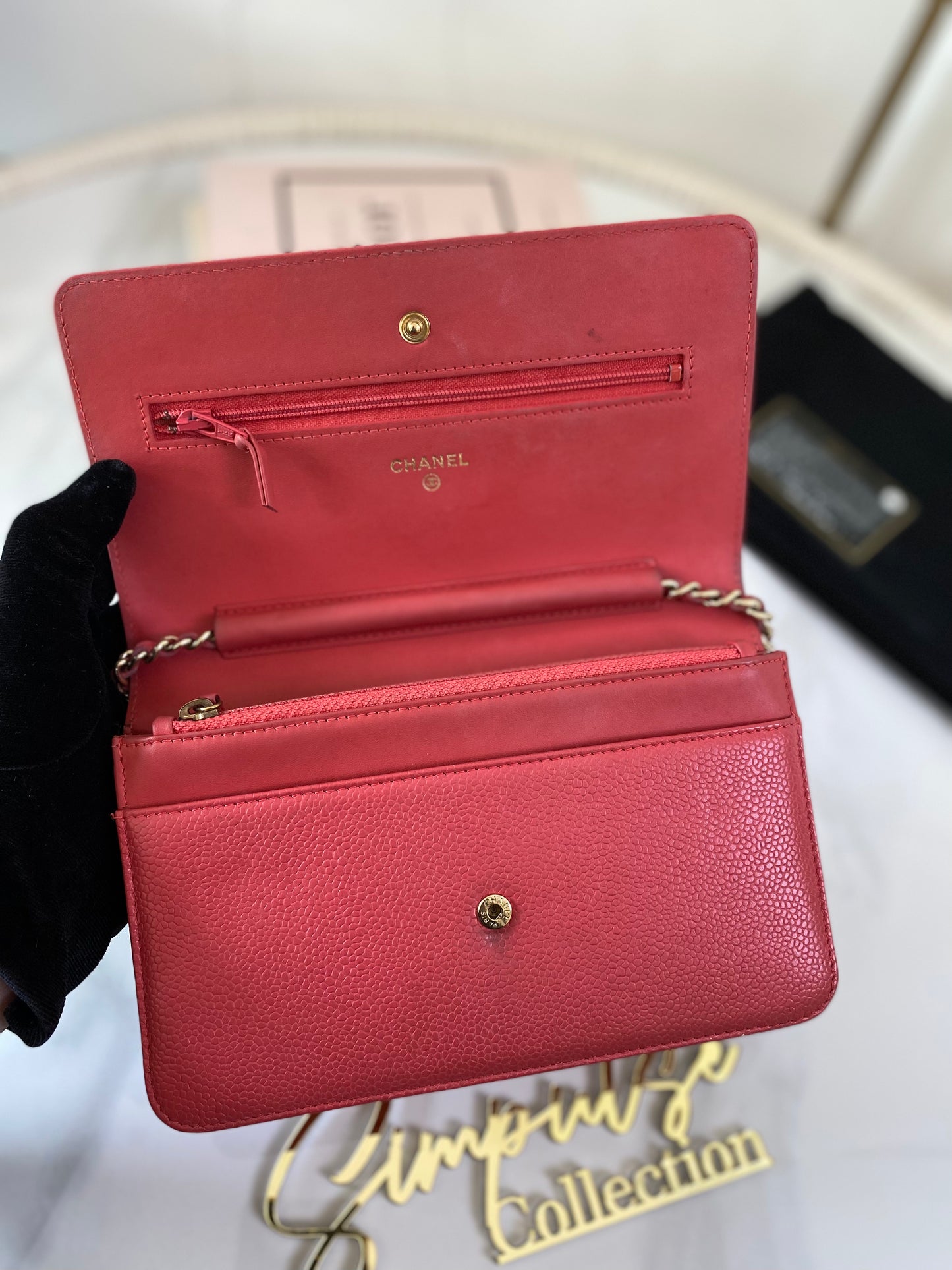 Chanel WOC Pink GHW