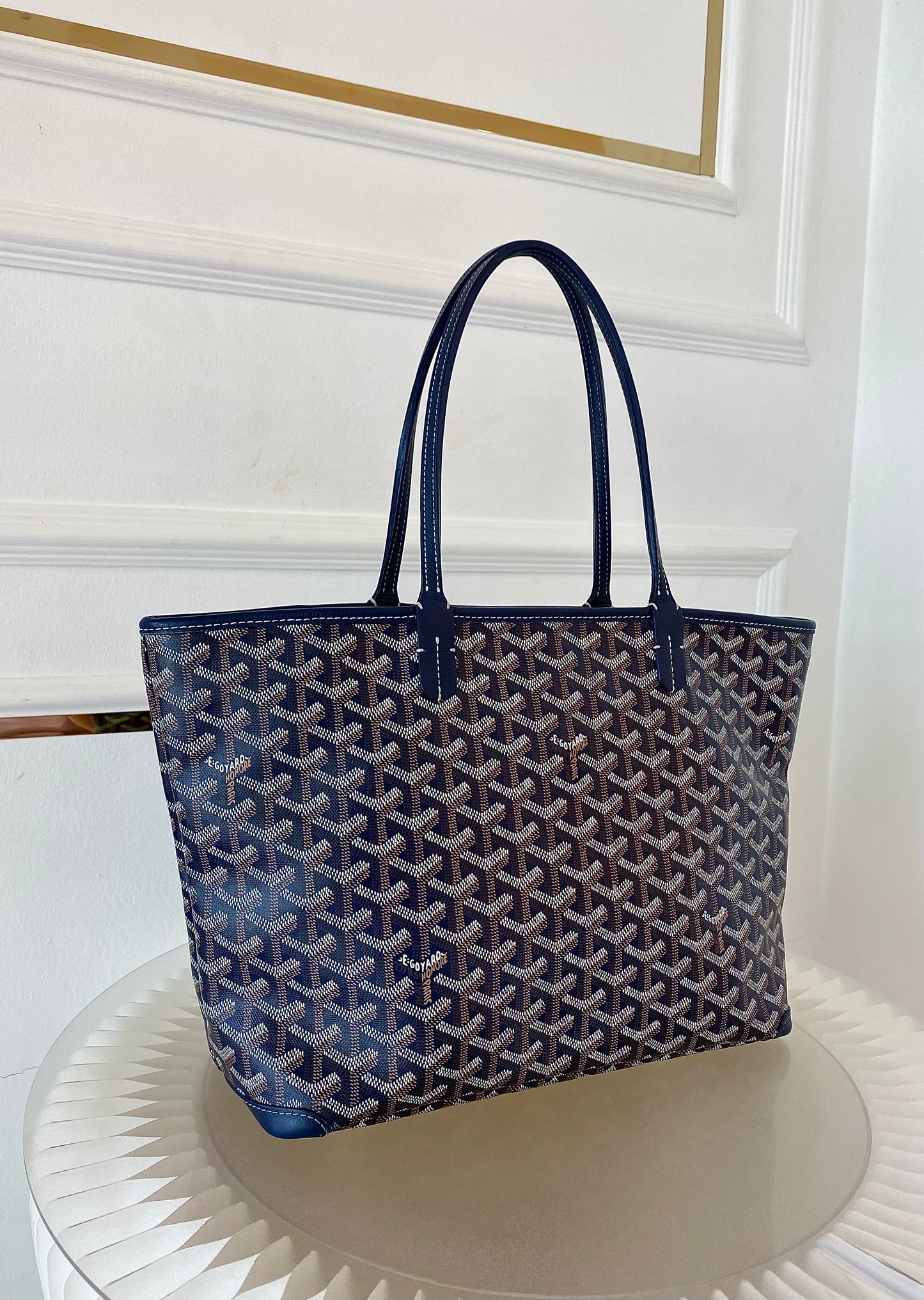 GOYARD Artois Blue Pm Size