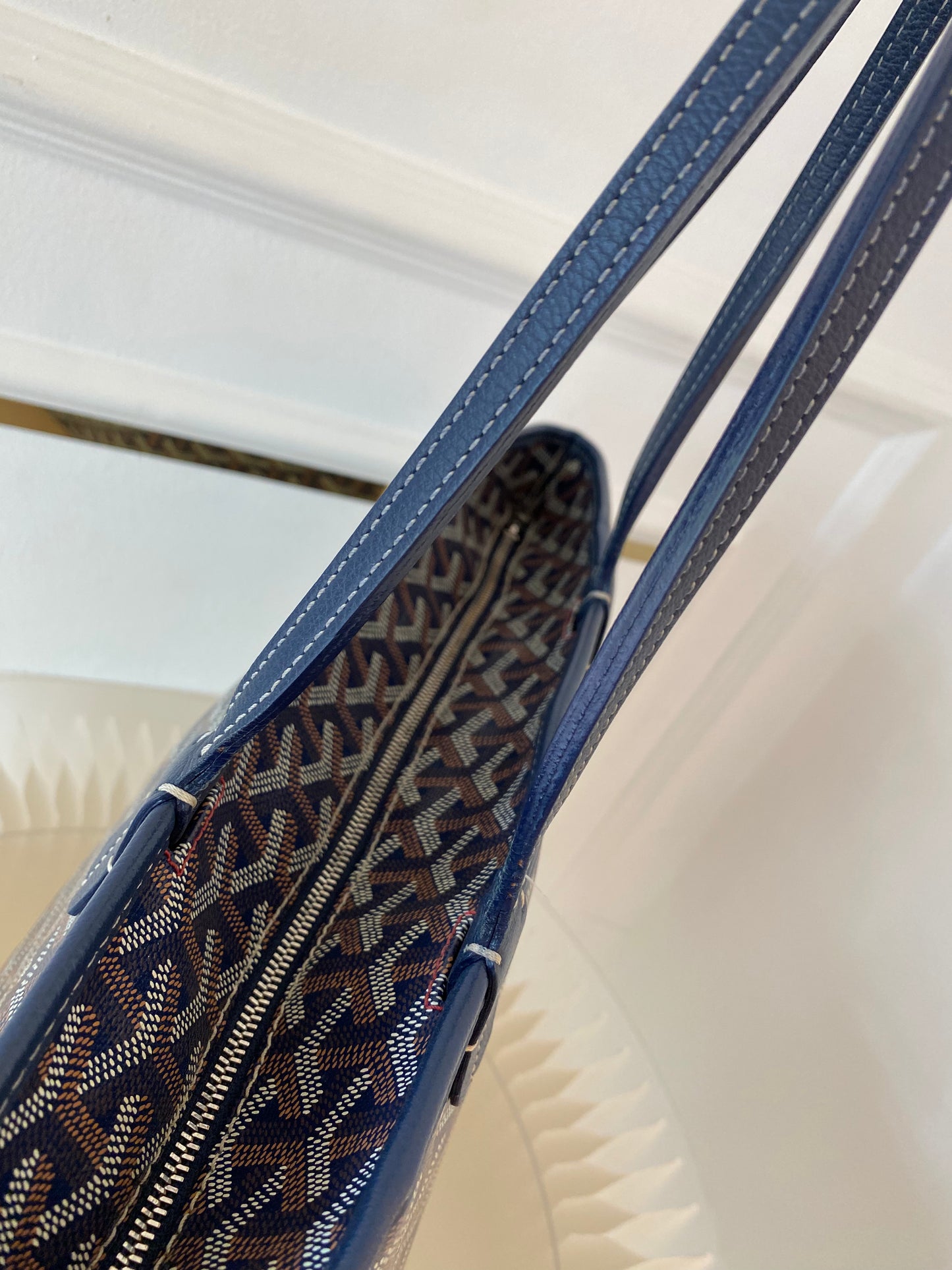 GOYARD Artois Blue Pm Size