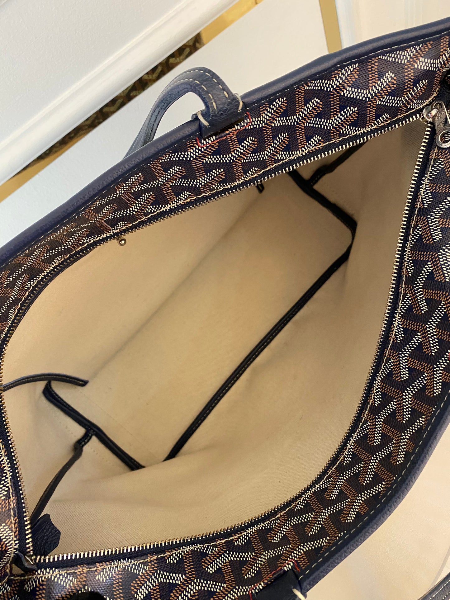 GOYARD Artois Blue Pm Size